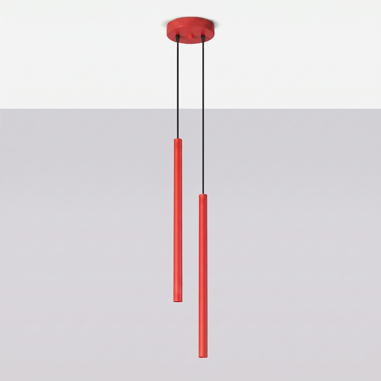 Pendant Lamp Pastelo 2 Red - Thumbnail 2