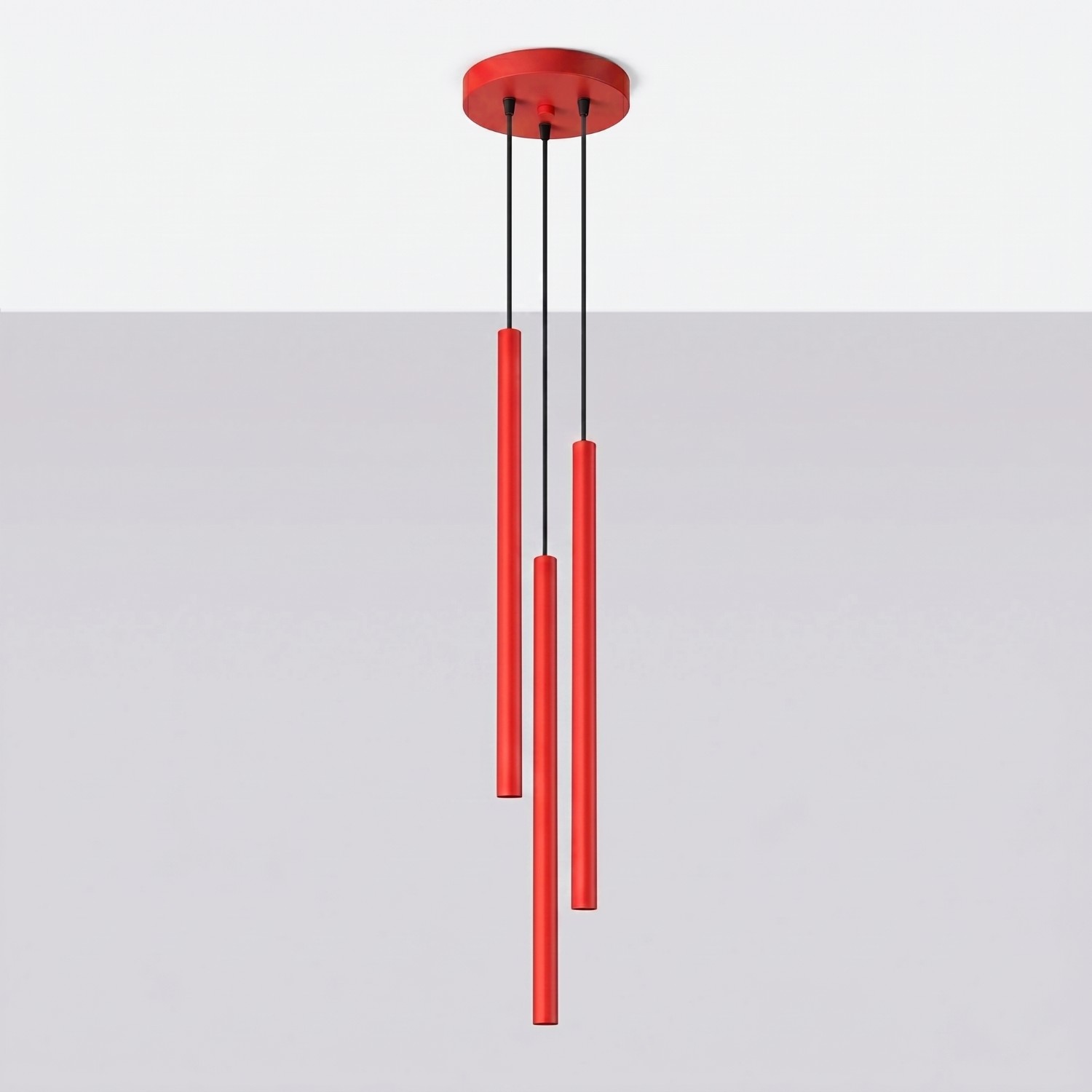 Pendant Lamp Pastelo 3P Red - Thumbnail 2