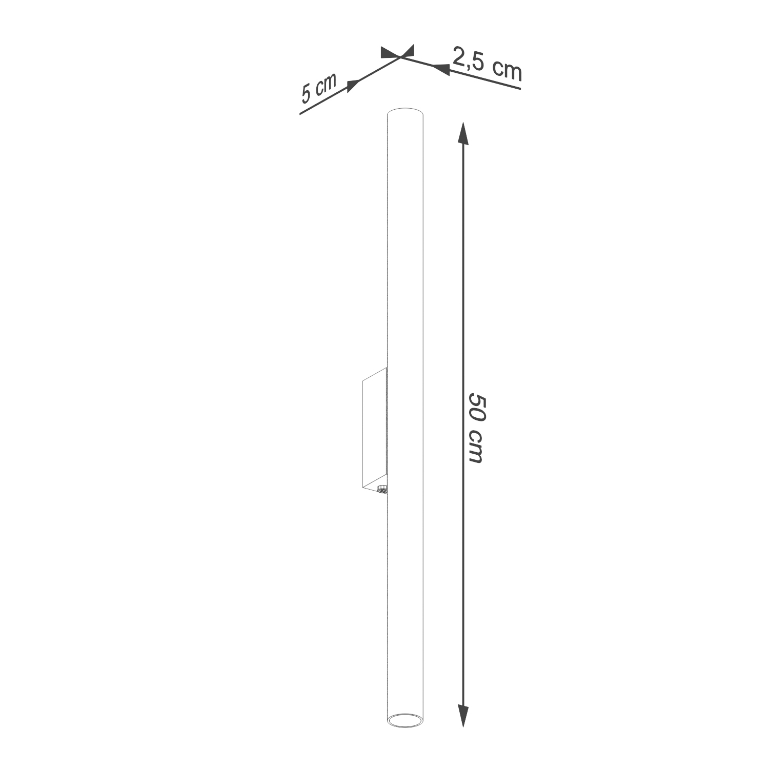 Wall Lamp Pastelo 2 Red - Thumbnail 5