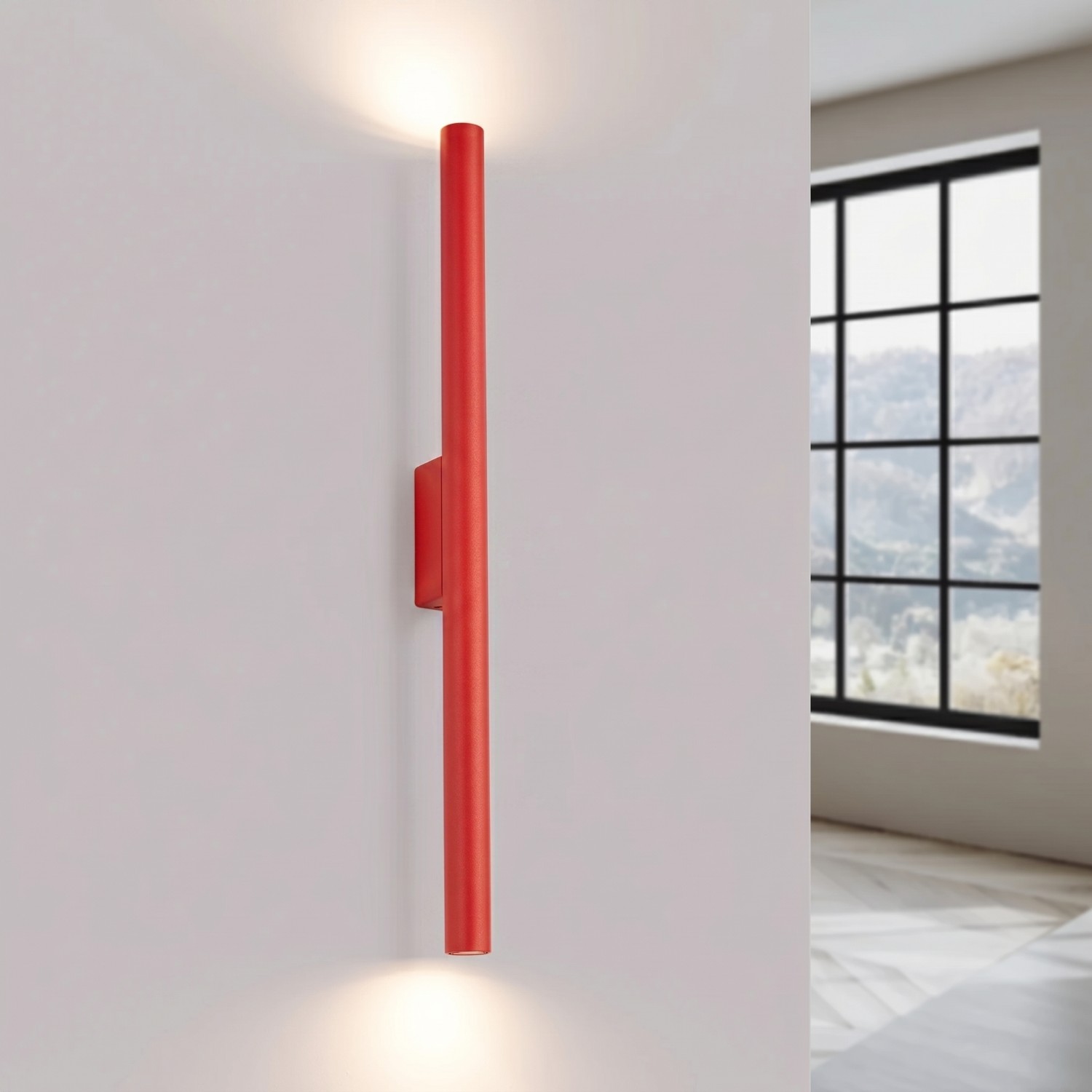 Wall Lamp Pastelo 2 Red - Thumbnail 3
