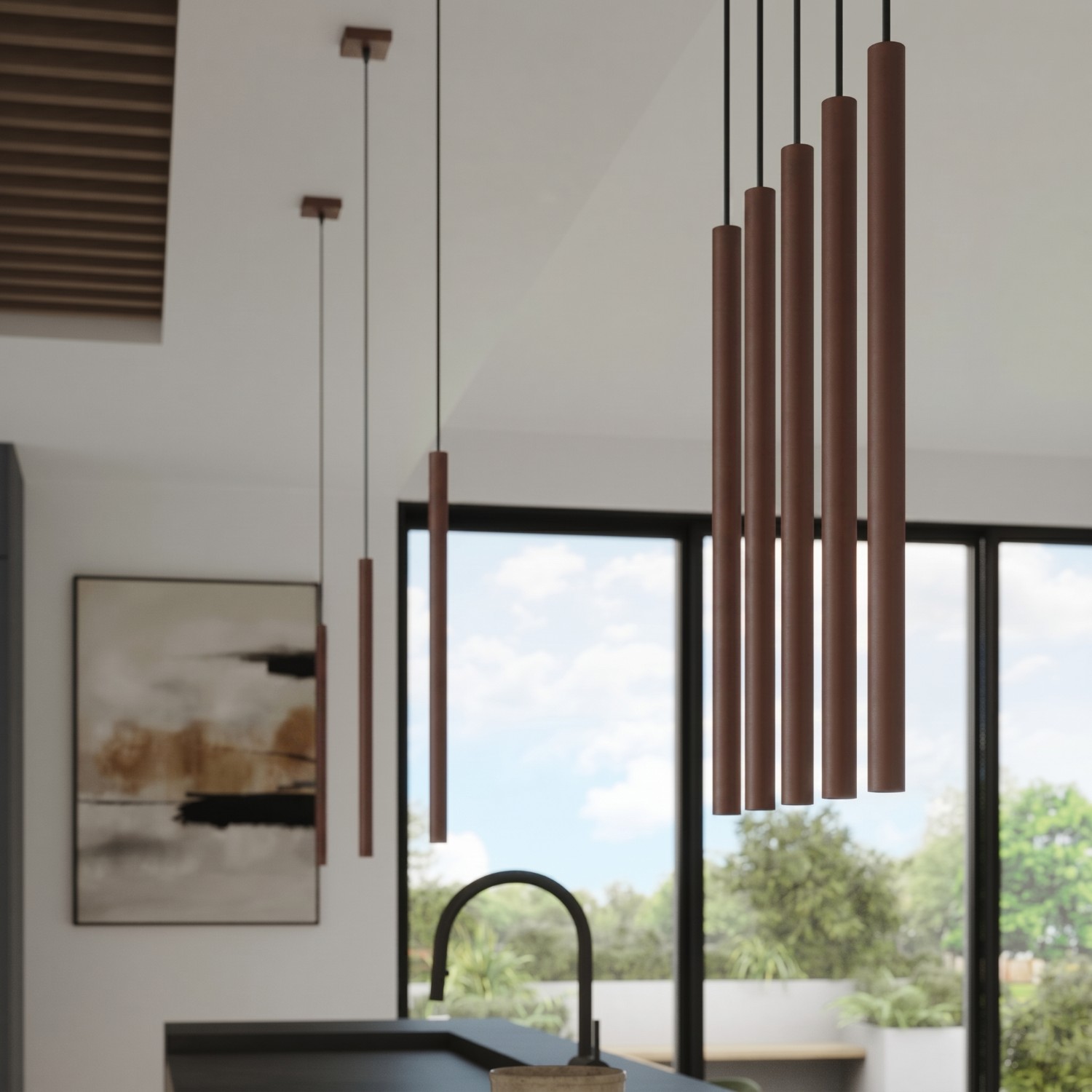 Pendant Lamp Pastelo 2 Brown - Thumbnail 9