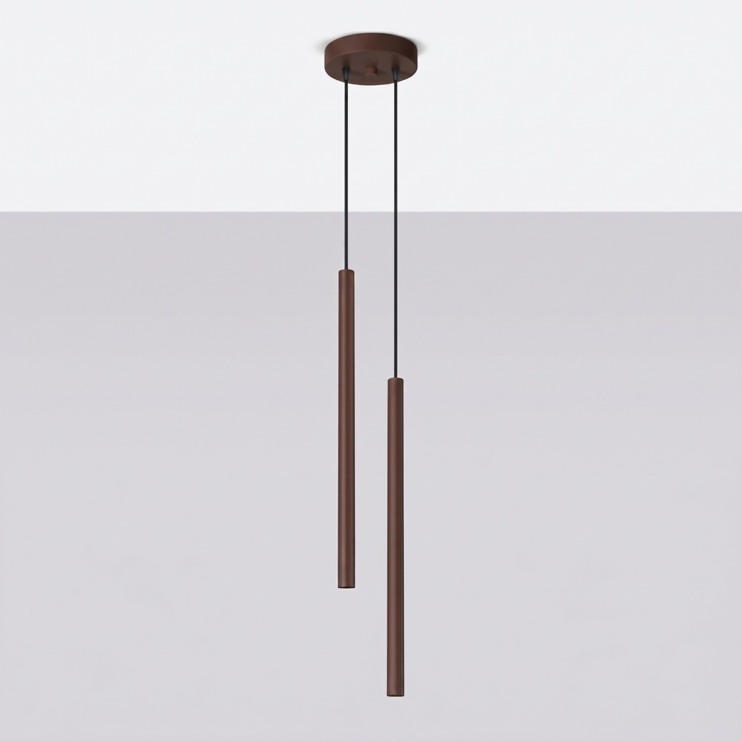 Pendant Lamp Pastelo 2 Brown - Thumbnail 2