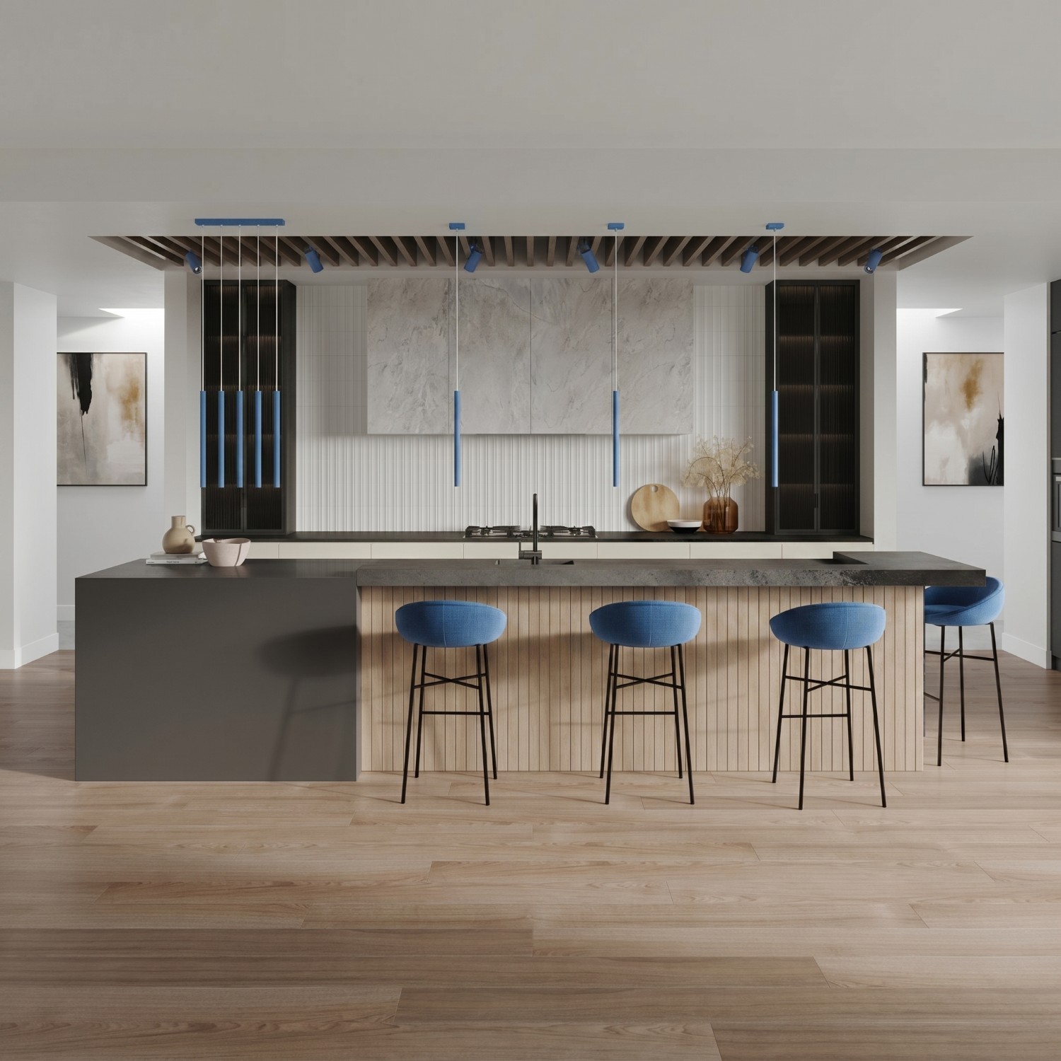 Pendant Lamp Pastelo 2 Azure - Thumbnail 7