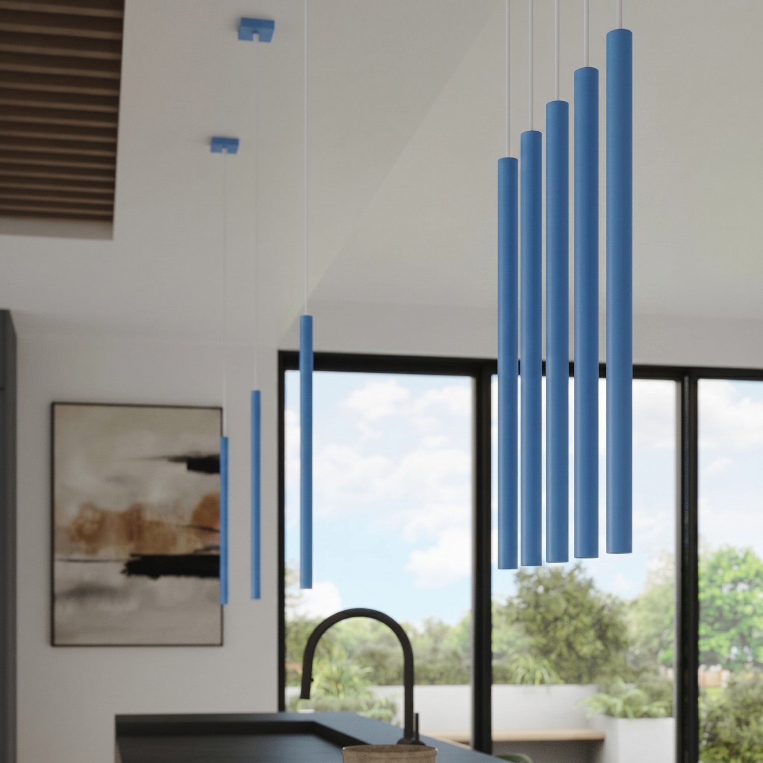 Pendant Lamp Pastelo 3P Azure - Thumbnail 9