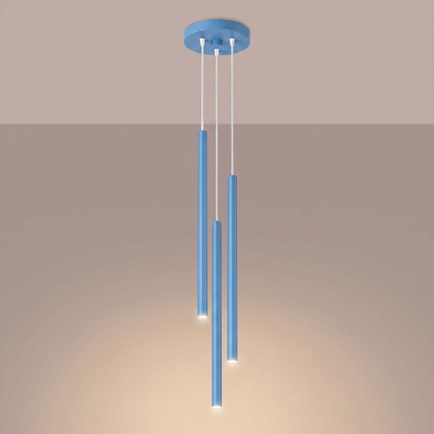Pendant Lamp Pastelo 3P Azure - Thumbnail 3