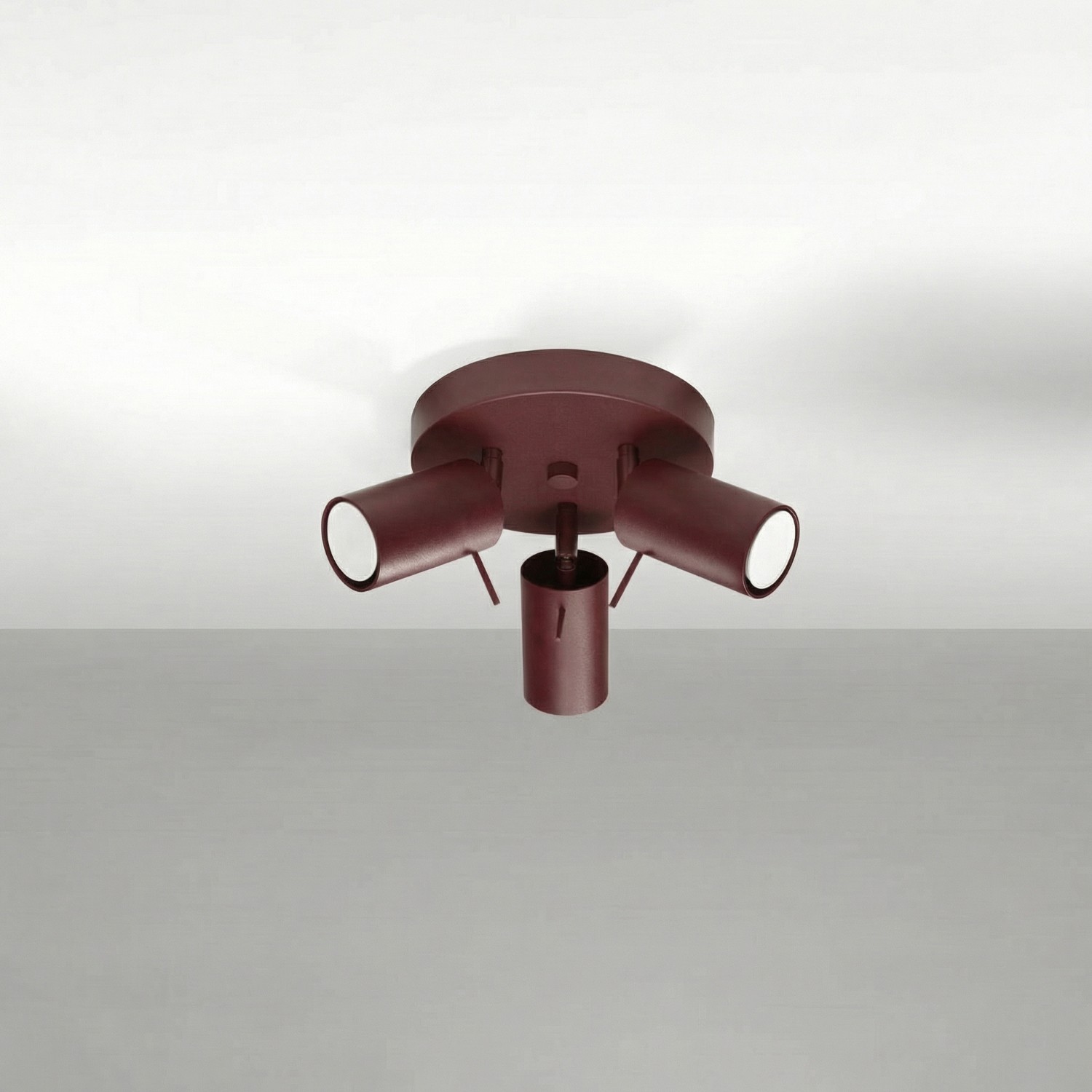 Ceiling Lamp Ring 3P Burgundy - Thumbnail 2