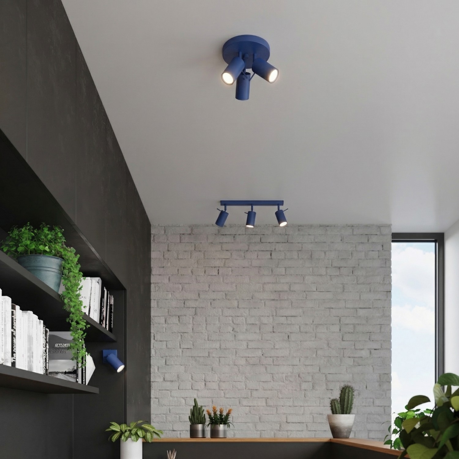 Ceiling Lamp Ring 3P Ultramarine - Thumbnail 6