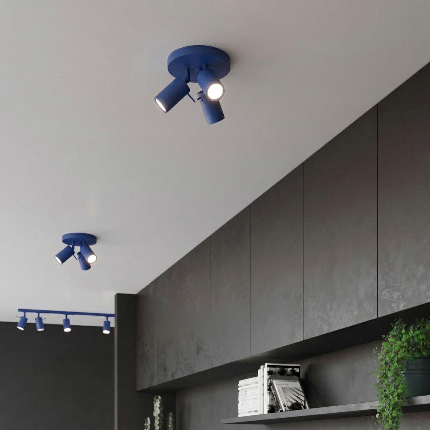 Ceiling Lamp Ring 3P Ultramarine - Thumbnail 7