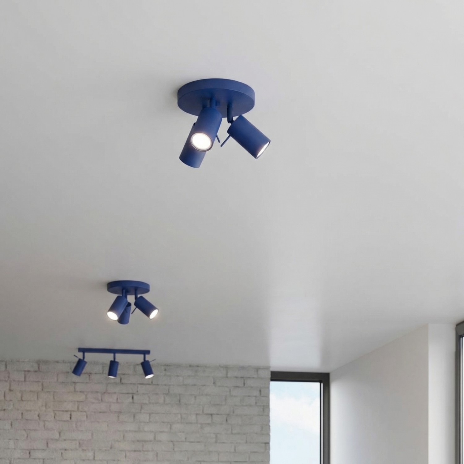 Ceiling Lamp Ring 3P Ultramarine - Thumbnail 8