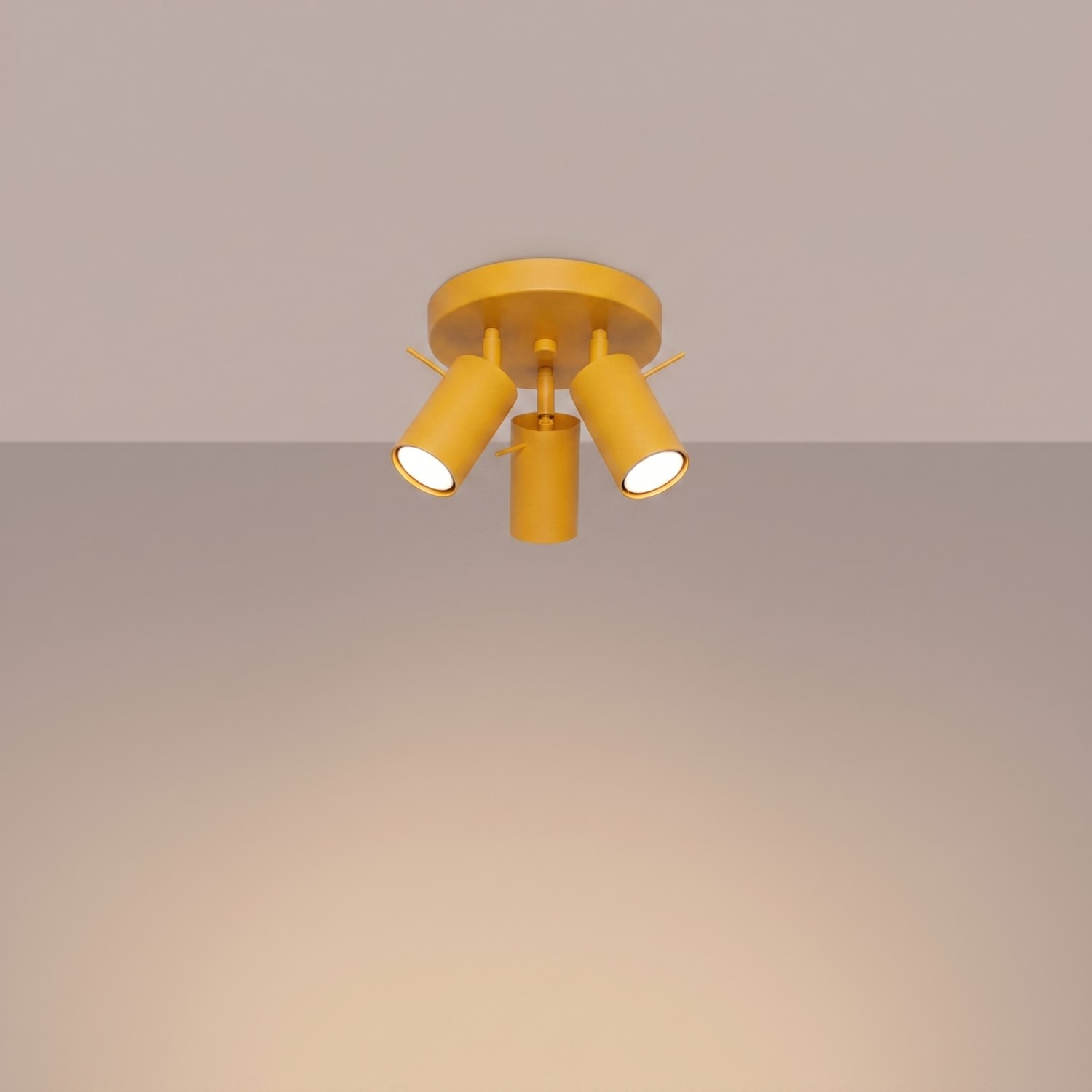 Ceiling Lamp Ring 3P Yellow - Thumbnail 3