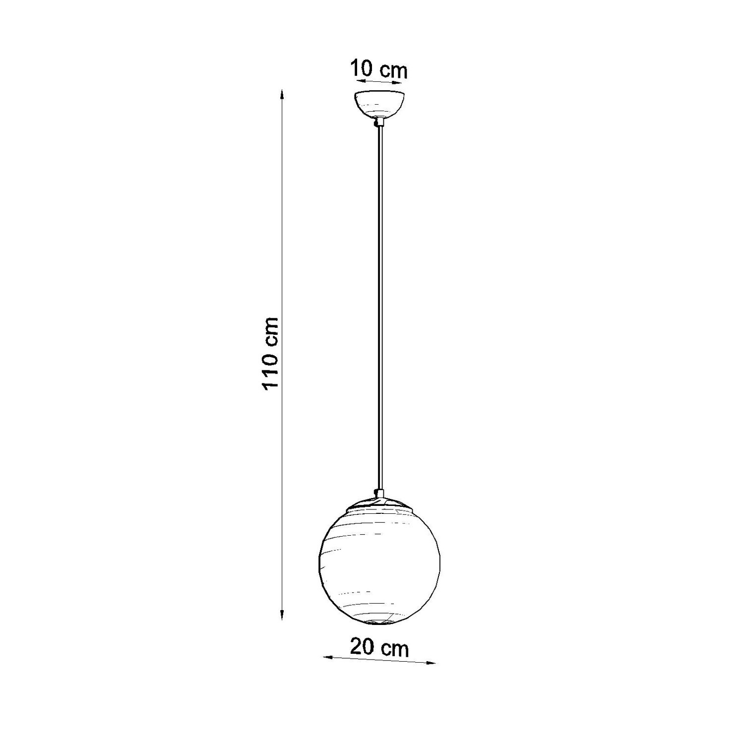 Pendant Lamp Ugo 20 White - Thumbnail 10