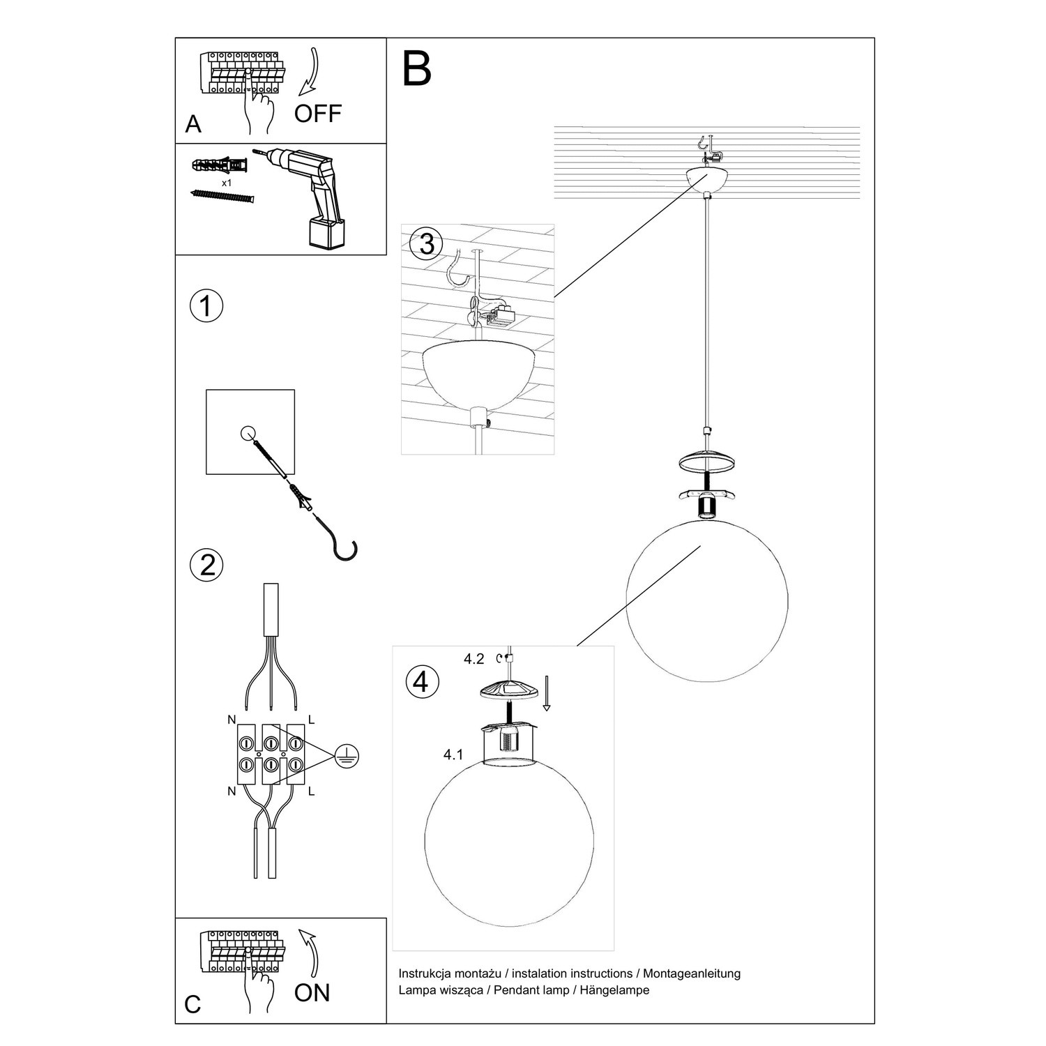 Pendant Lamp Ugo 20 White - Thumbnail 11