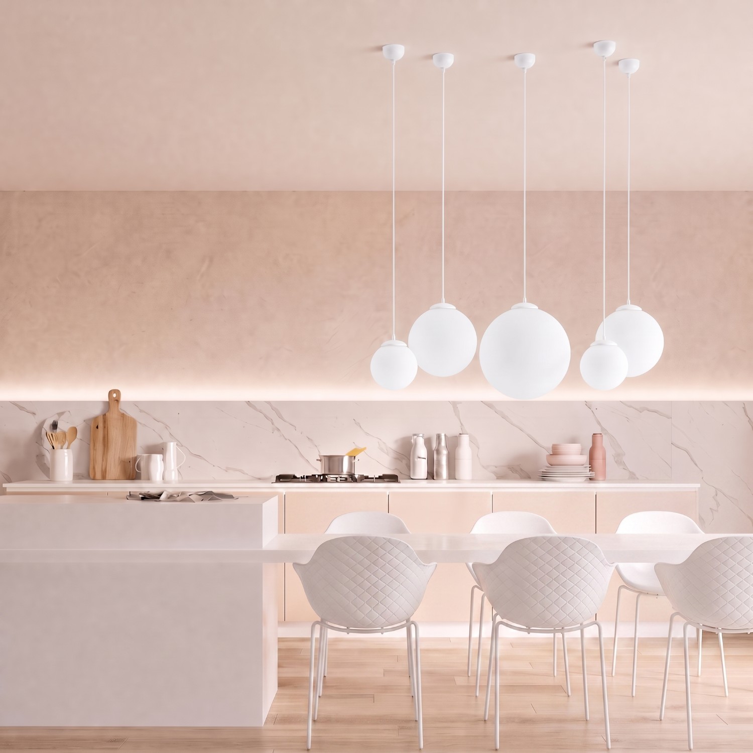 Pendant Lamp Ugo 20 White - Thumbnail 13