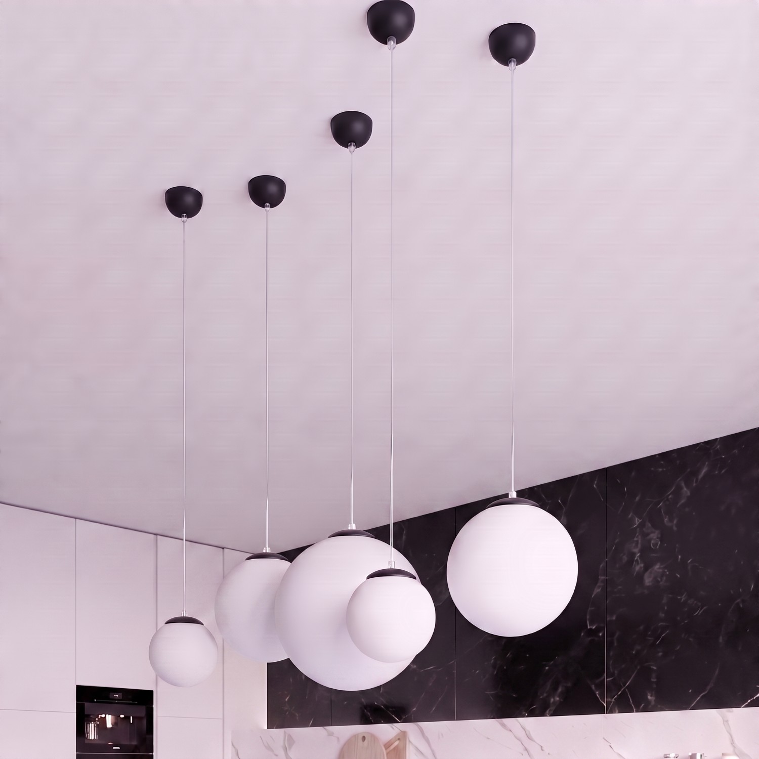 Pendant Lamp Ugo 20 Black - Thumbnail 12
