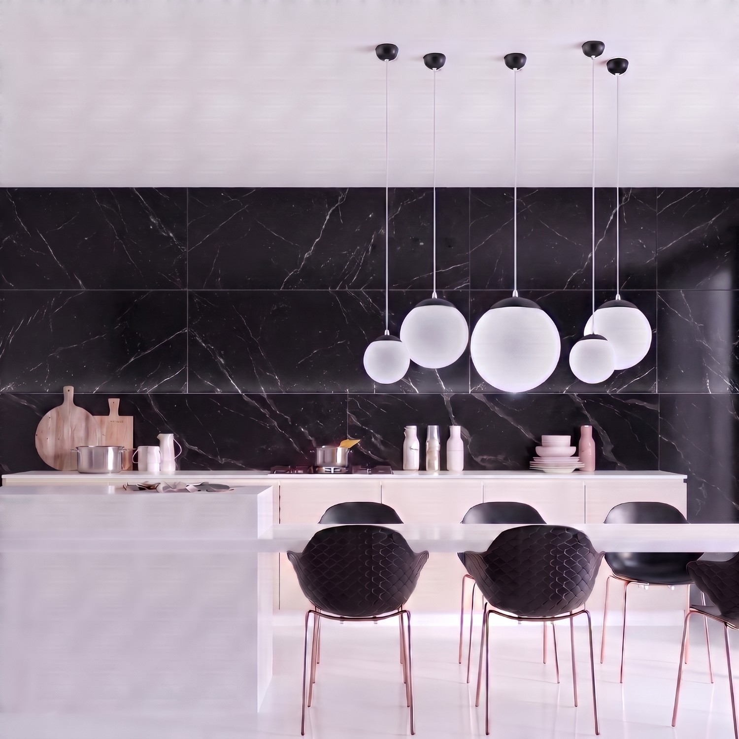 Pendant Lamp Ugo 20 Black - Thumbnail 13