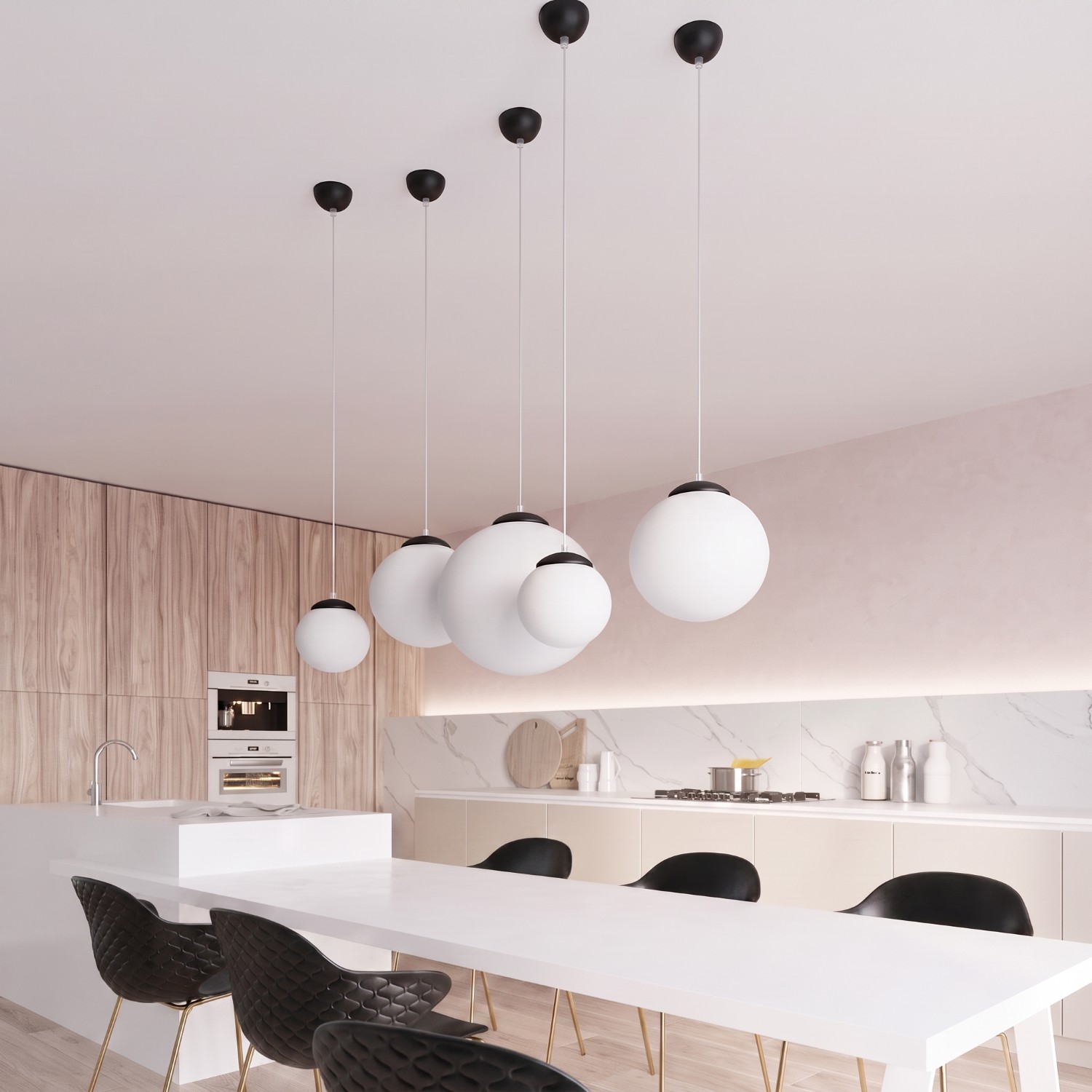 Pendant Lamp Ugo 30 Black - Thumbnail 12