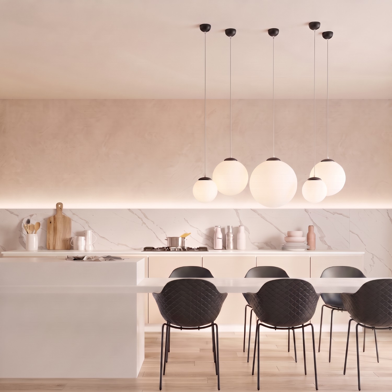 Pendant Lamp Ugo 30 Black - Thumbnail 13