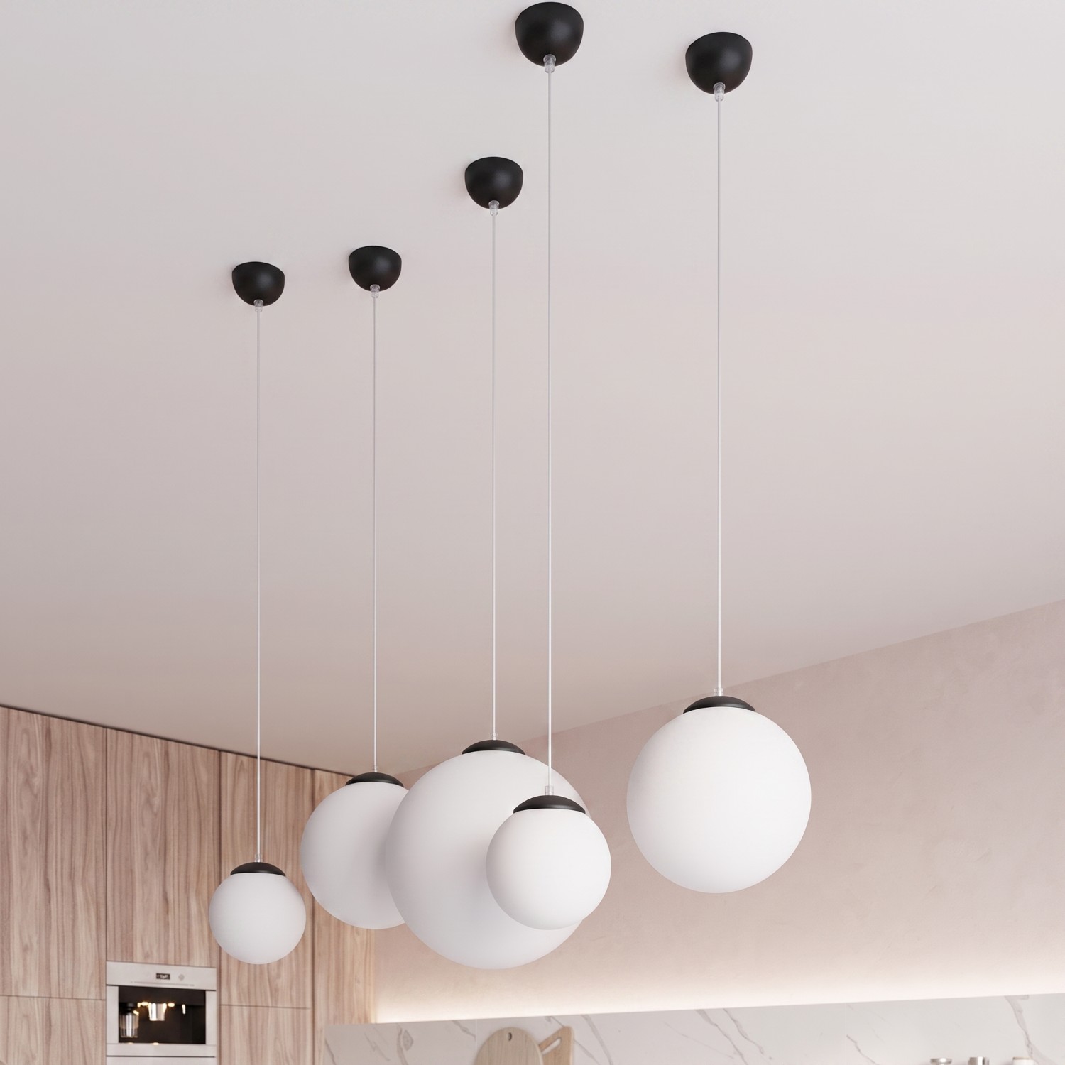 Pendant Lamp Ugo 30 Black - Thumbnail 14