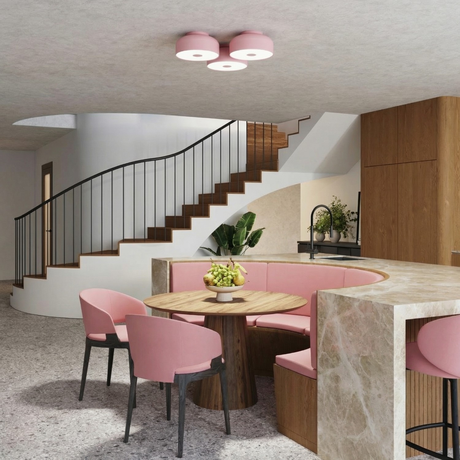 Ceiling Lamp Omiq Pink - Thumbnail 10