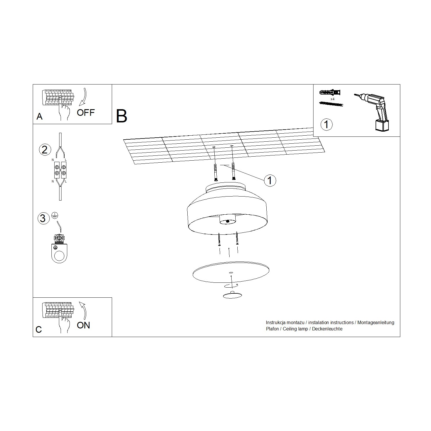 Ceiling Lamp Omiq Azure - Thumbnail 9