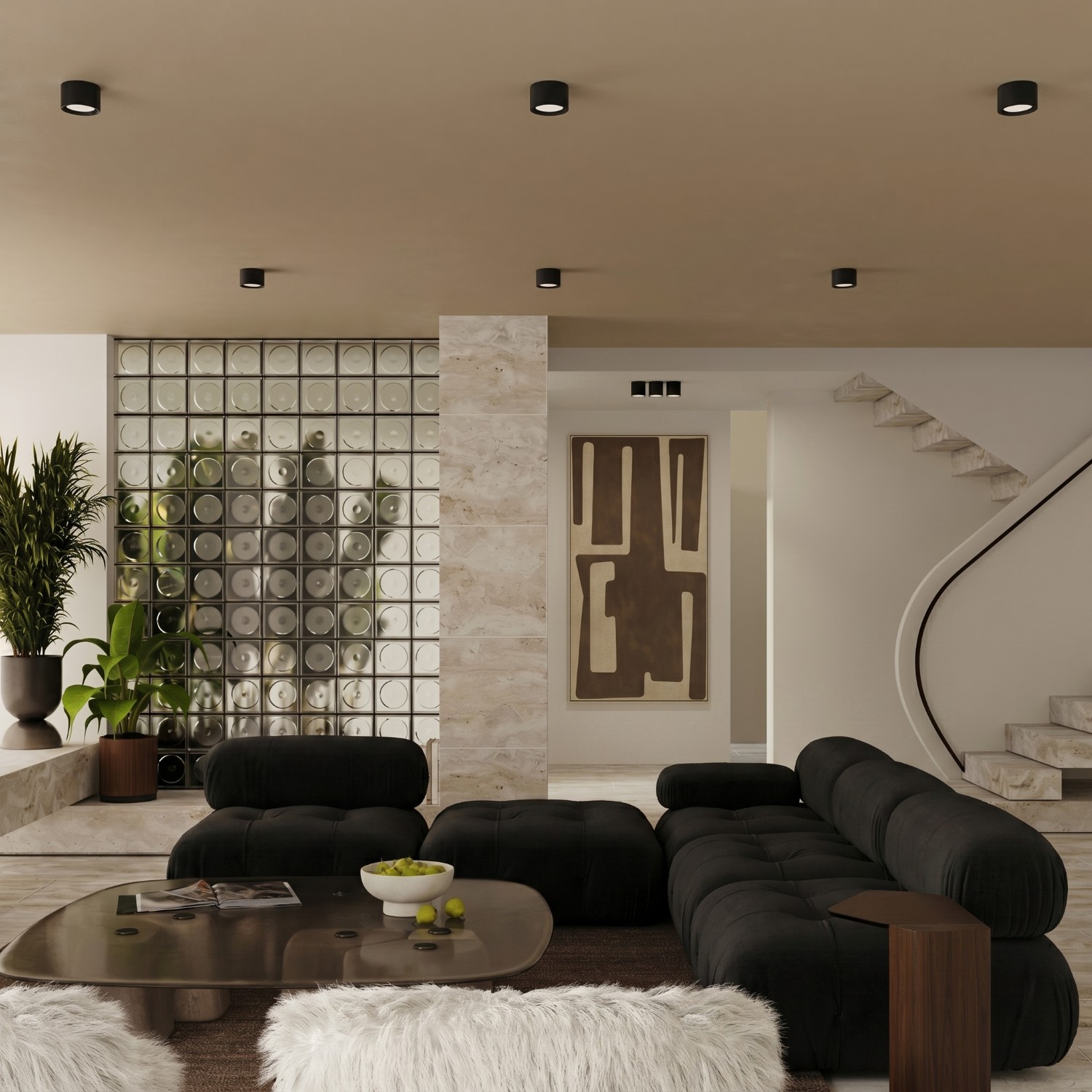 Ceiling Lamp Modo 3 Black Gx53 - Thumbnail 11