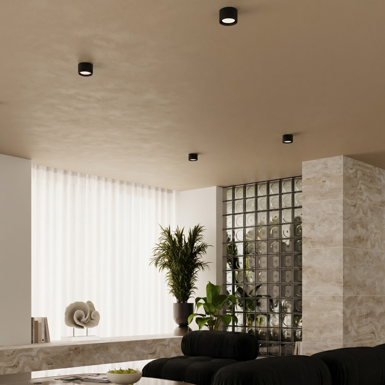 Ceiling Lamp Modo 3 Black Gx53 - Thumbnail 12