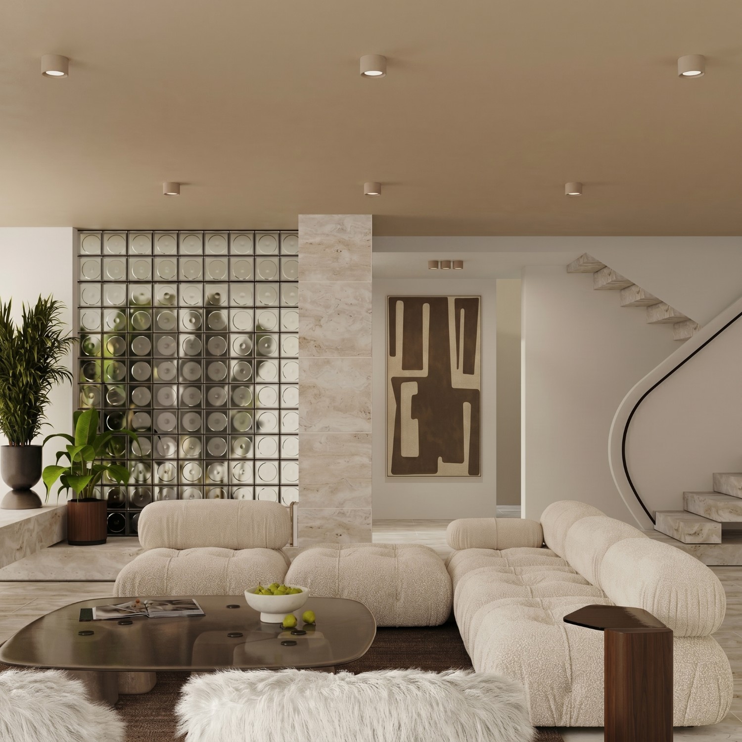 Ceiling Lamp Modo 3 Taupe Gx53 - Thumbnail 10