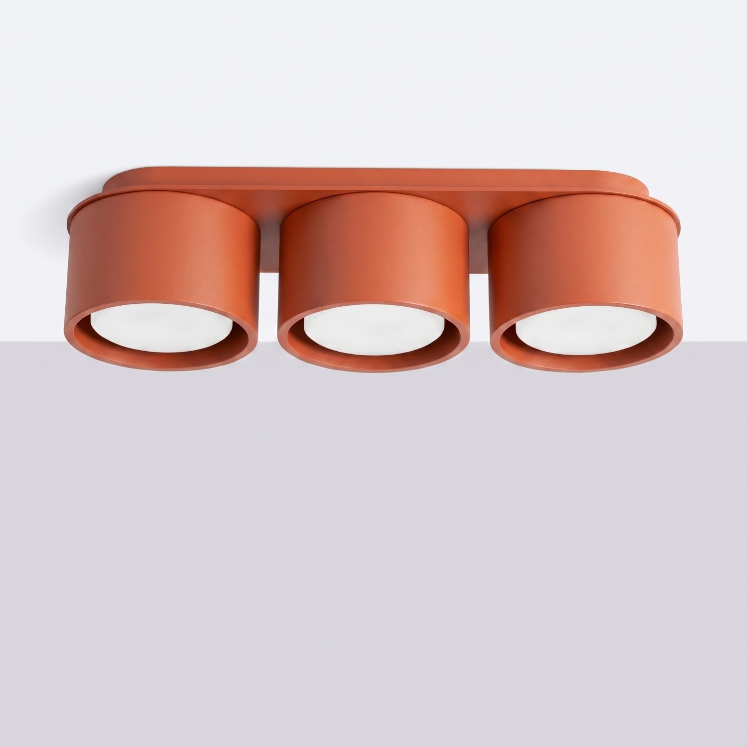 Ceiling Lamp Modo 3 Red Ochre Gx53 - Thumbnail 2