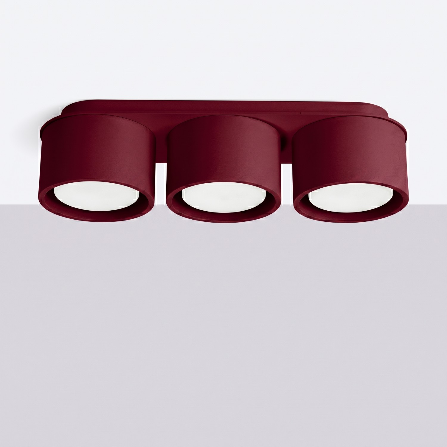 Ceiling Lamp Modo 3 Burgundy Gx53 - Thumbnail 2