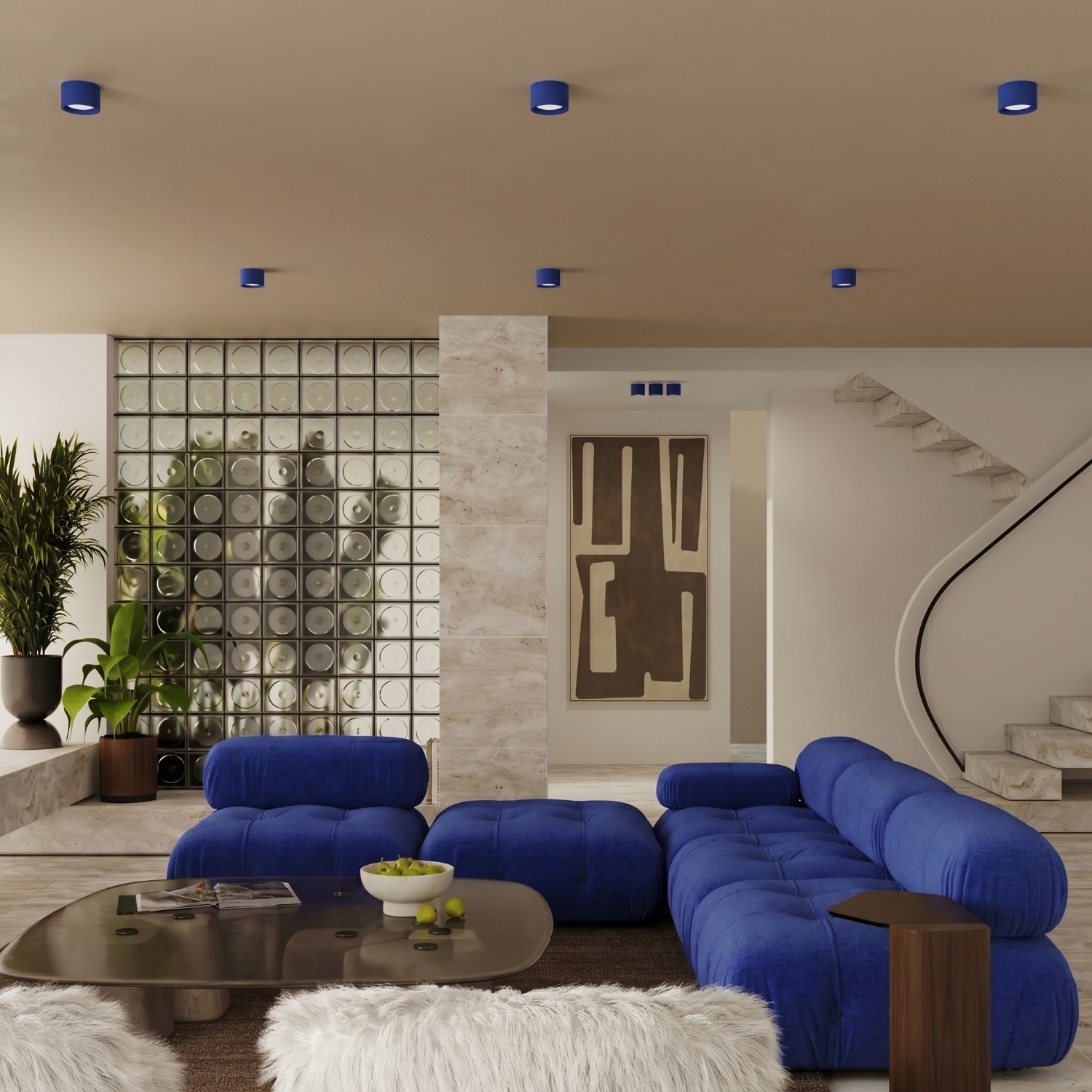 Ceiling Lamp Modo 2 Ultramarine Gx53 - Thumbnail 10