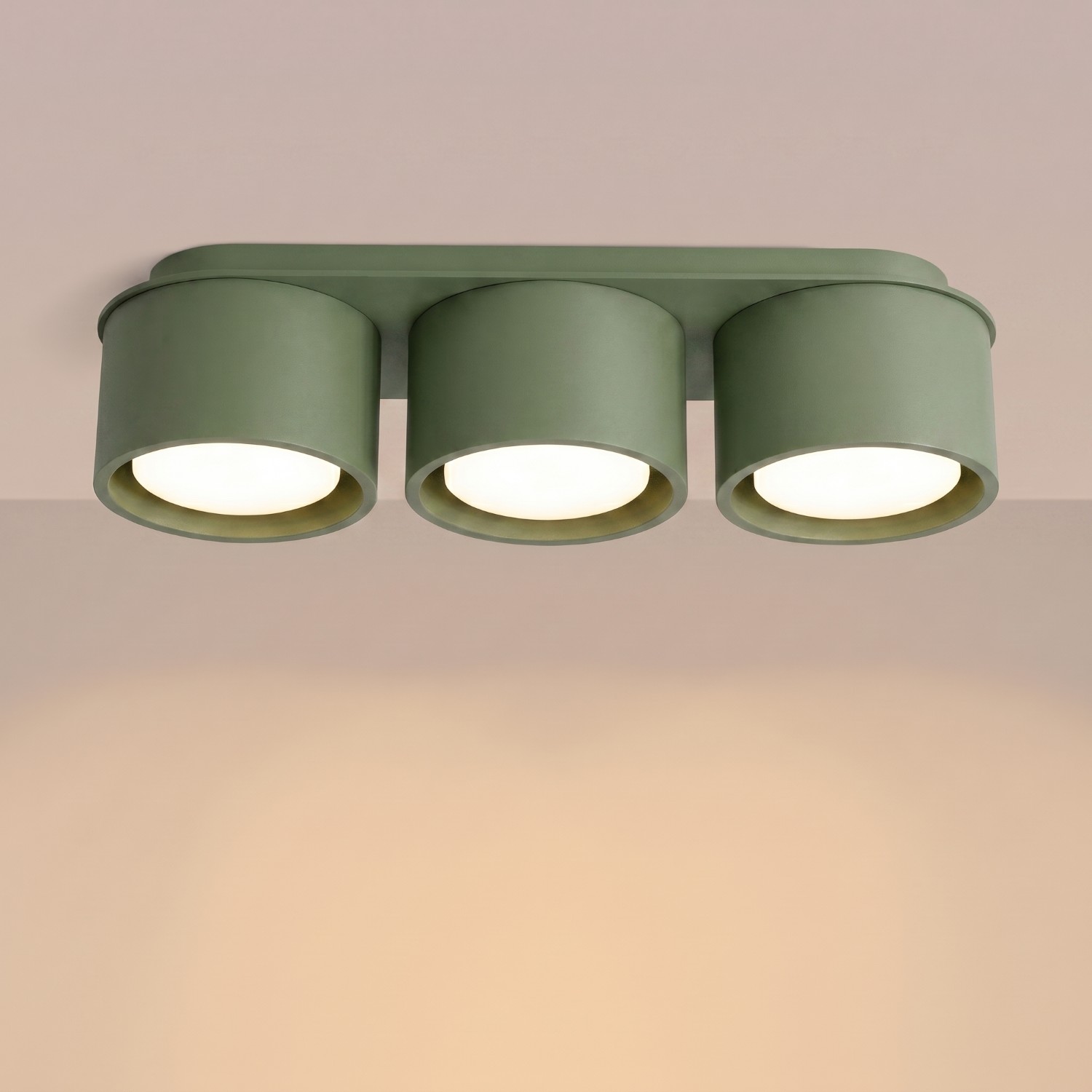 Ceiling Lamp Modo 3 Olive Green Gx53 - Thumbnail 3