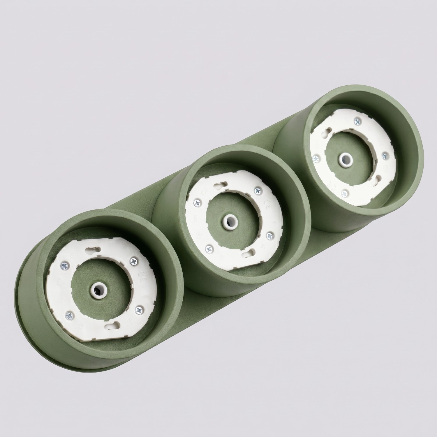 Ceiling Lamp Modo 3 Olive Green Gx53 - Thumbnail 6