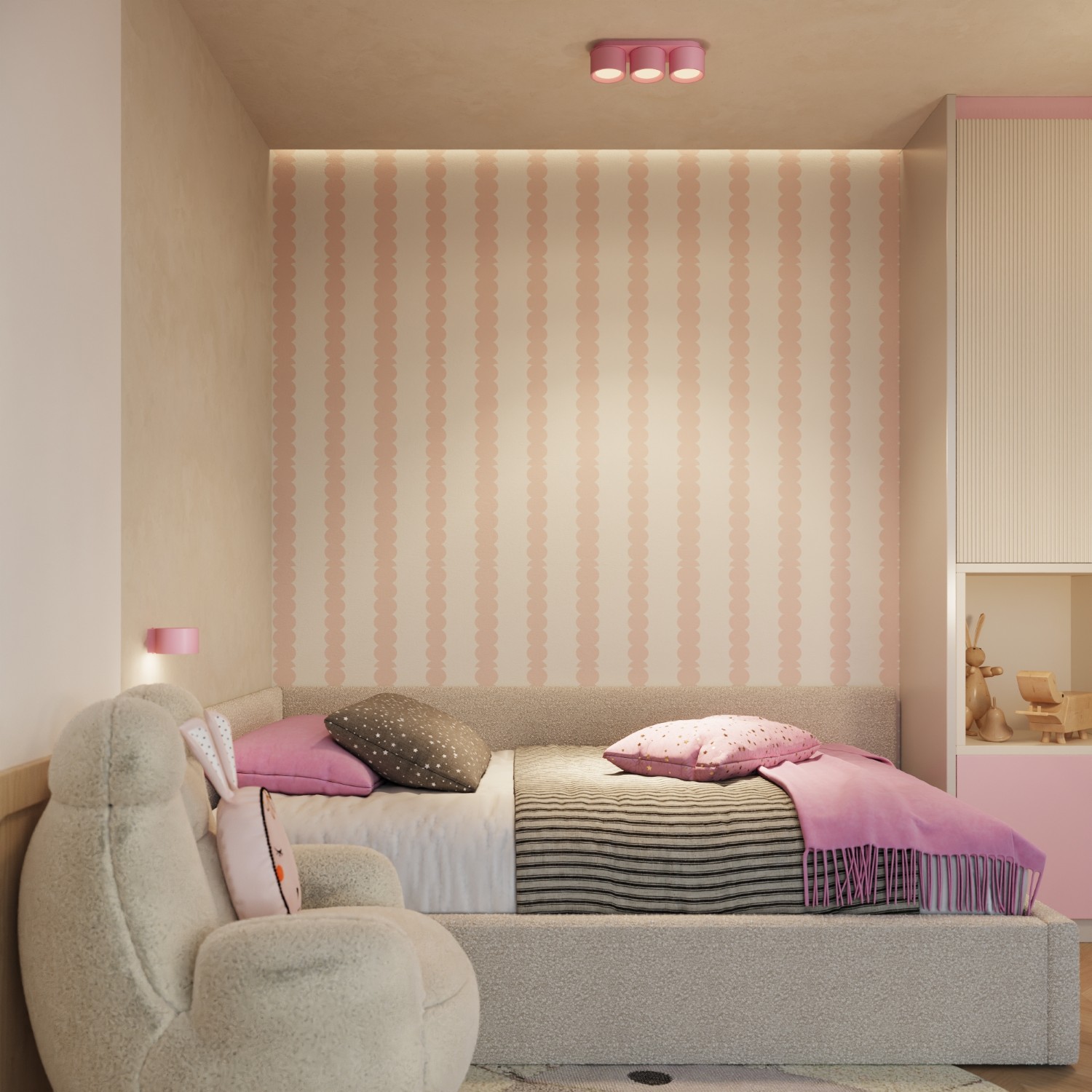 Ceiling Lamp Modo 3 Pink Gx53 - Thumbnail 10