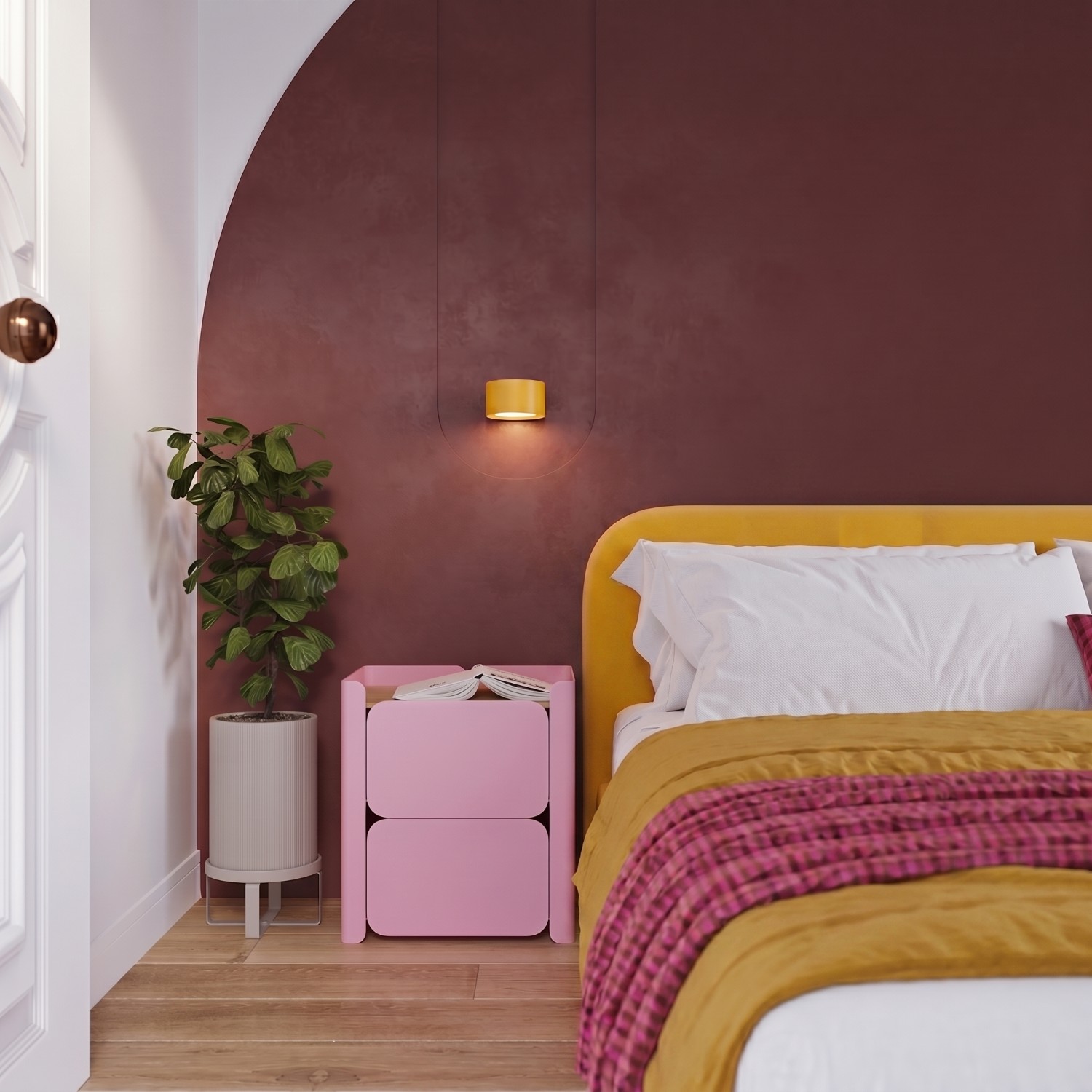 Wall Lamp Modo 1 Yellow Gx53 - Thumbnail 9