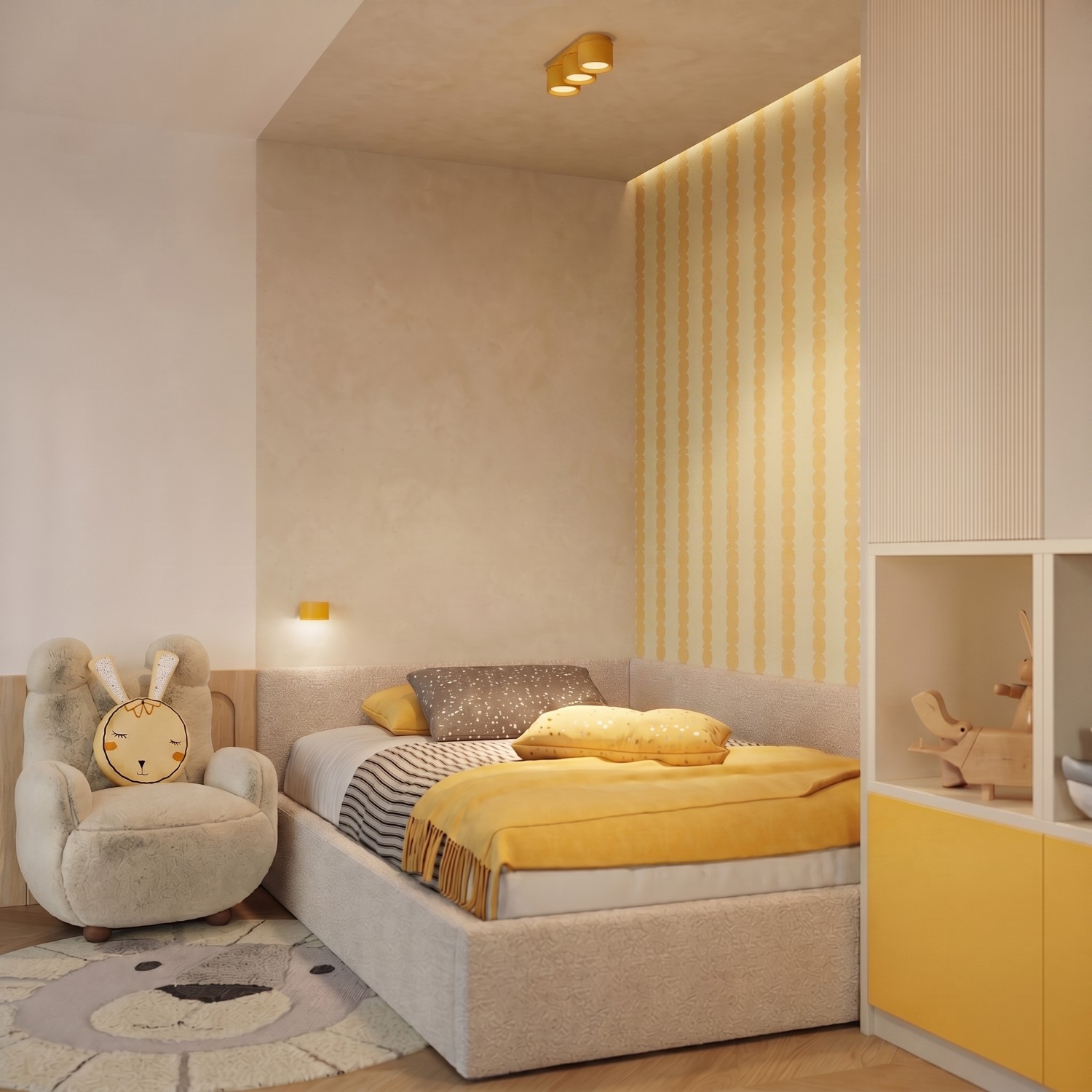 Ceiling Lamp Modo 2 Yellow Gx53 - Thumbnail 11