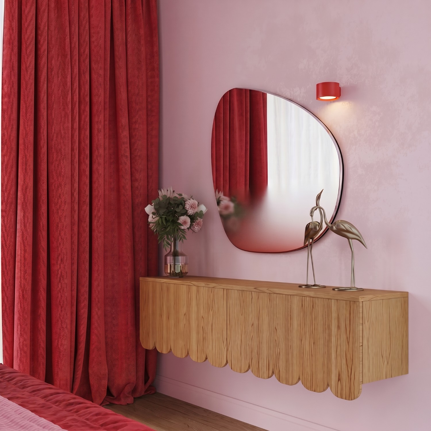 Wall Lamp Modo 1 Red Gx53 - Thumbnail 10