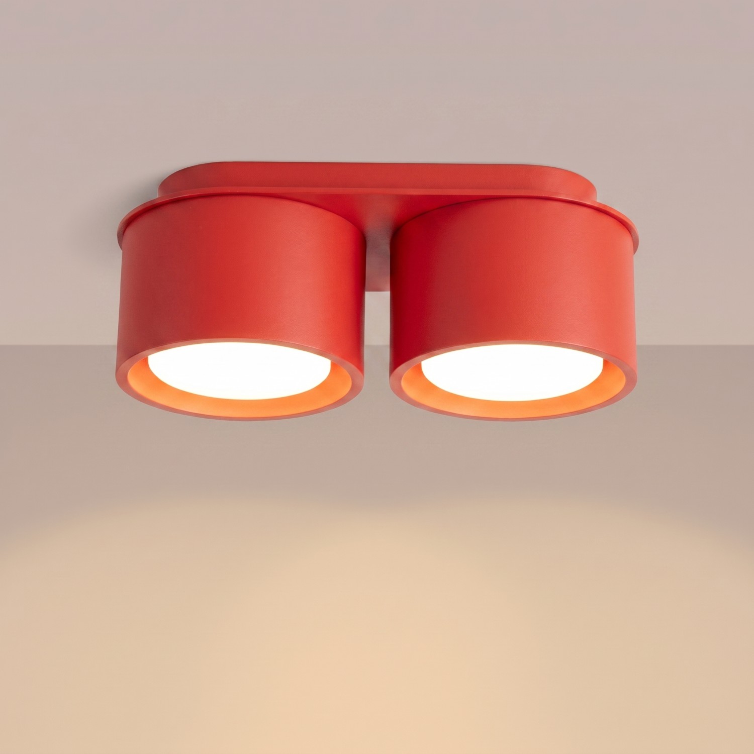 Ceiling Lamp Modo 2 Red Gx53 - Thumbnail 3