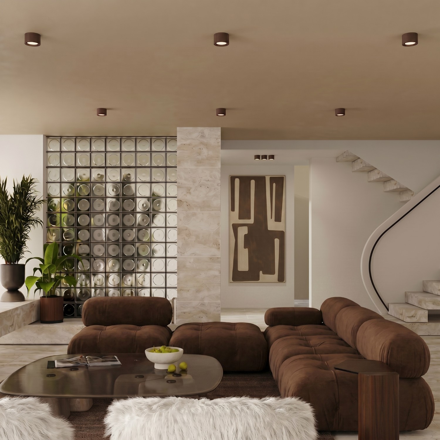 Ceiling Lamp Modo 1 Brown Gx53 - Thumbnail 10
