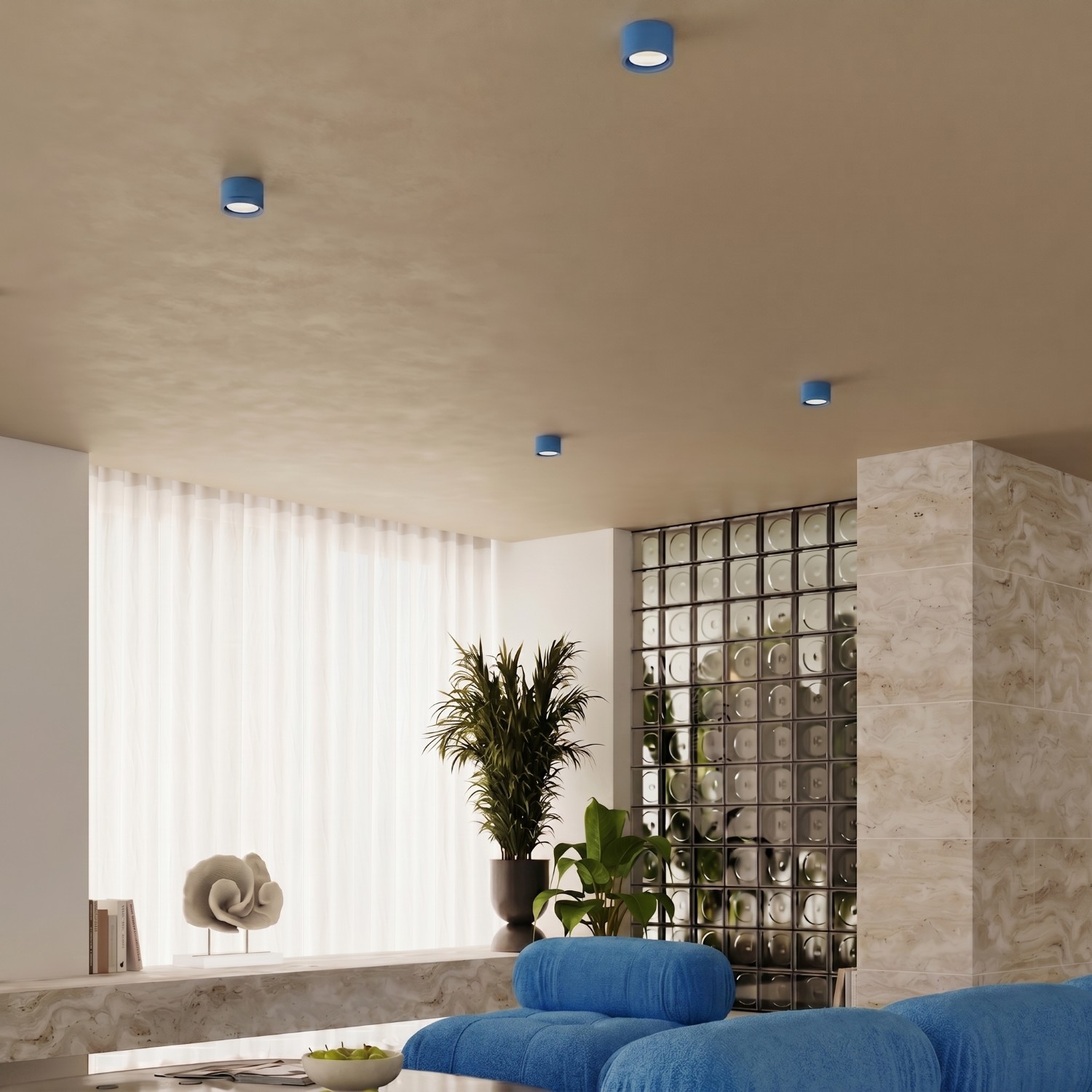 Ceiling Lamp Modo 3 Azure Gx53 - Thumbnail 11