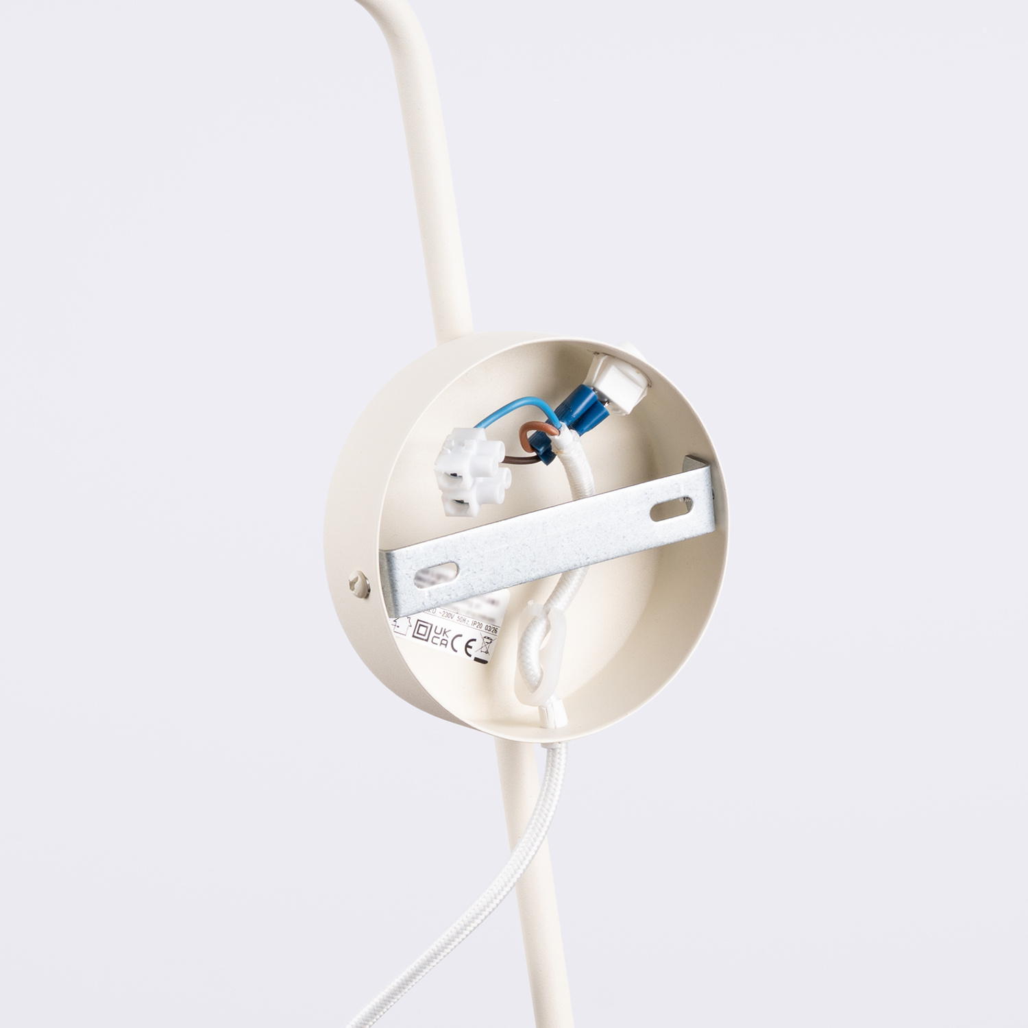 Wall Lamp Nox 1 Beige With A Switch - Thumbnail 9
