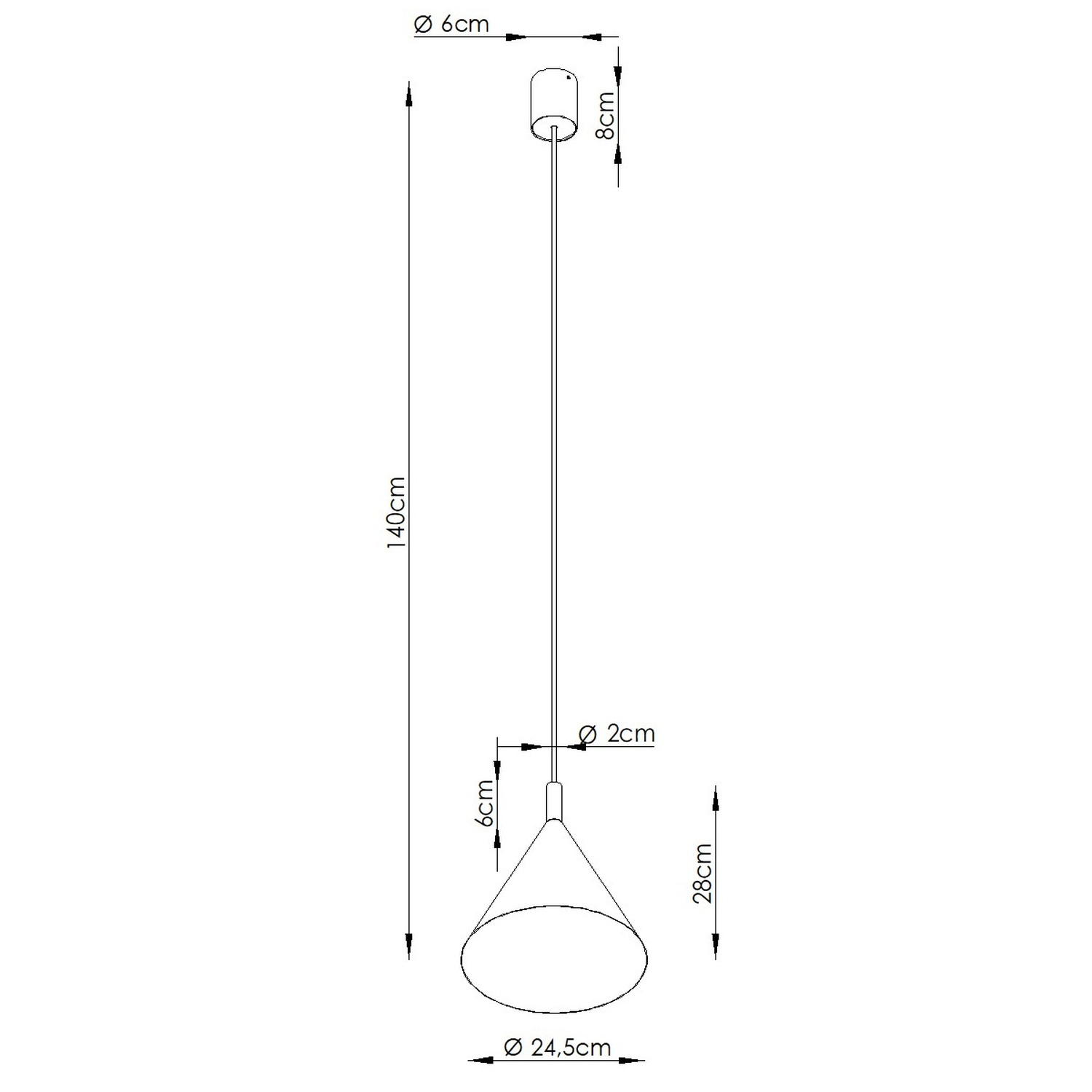 Pendant Lamp Nox 25 White - Thumbnail 9