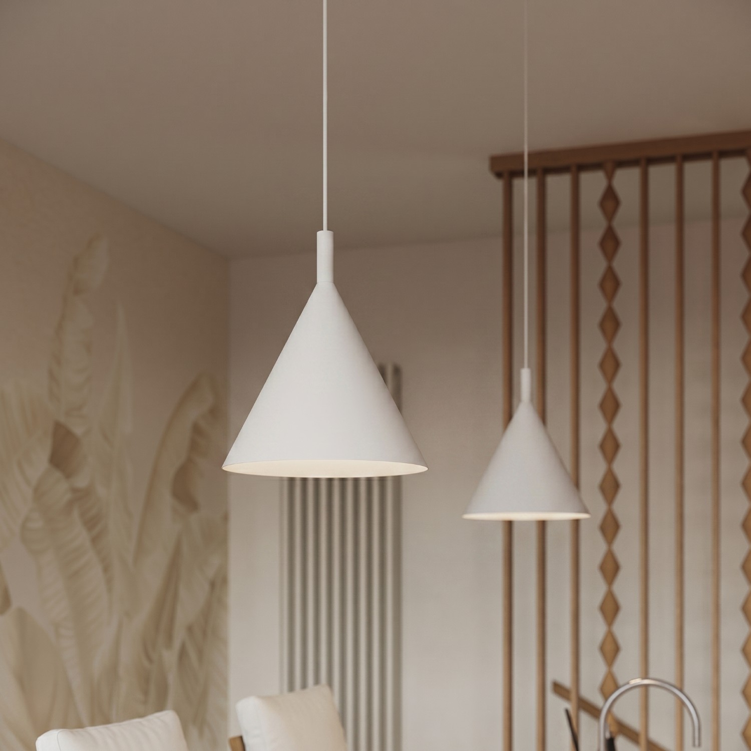 Pendant Lamp Nox 25 White - Thumbnail 13
