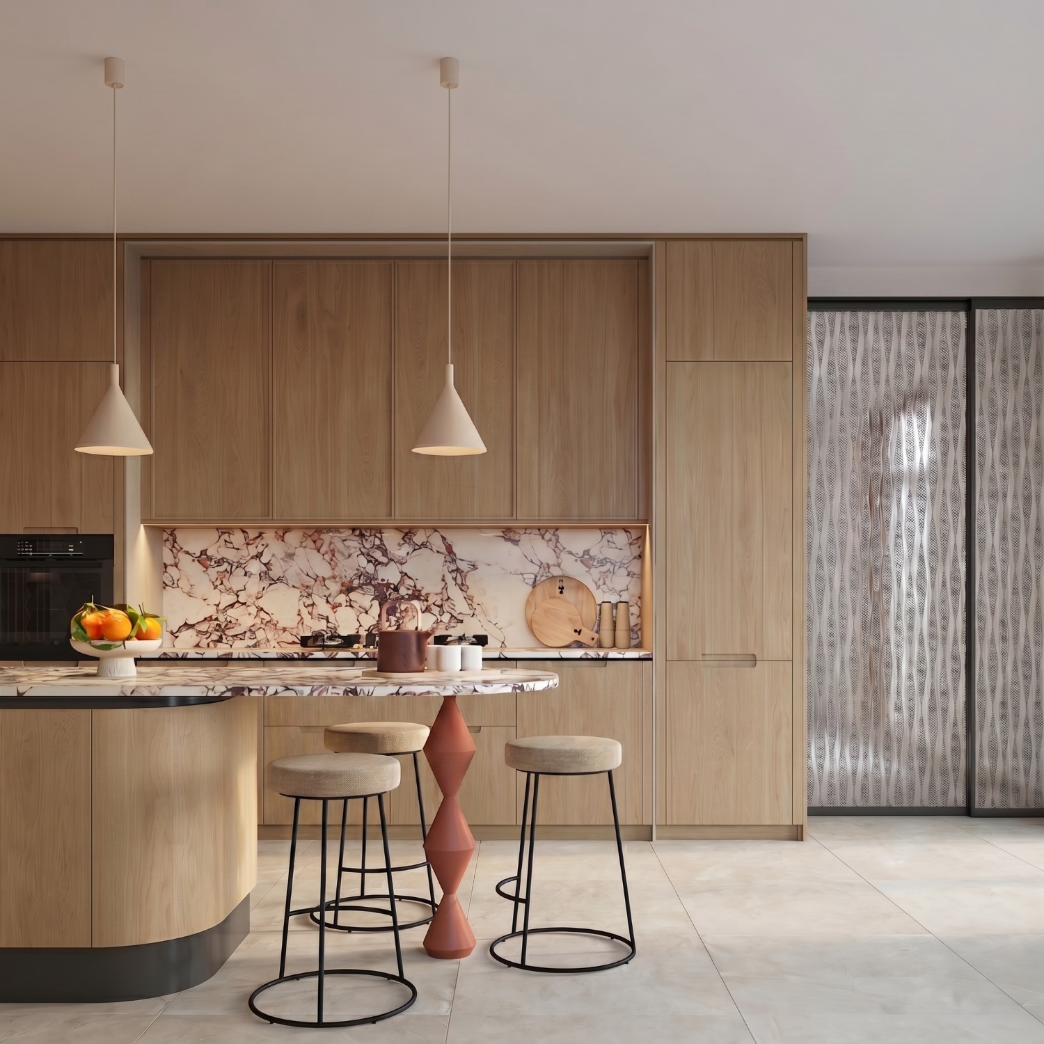 Pendant Lamp Nox 25 Beige - Thumbnail 11