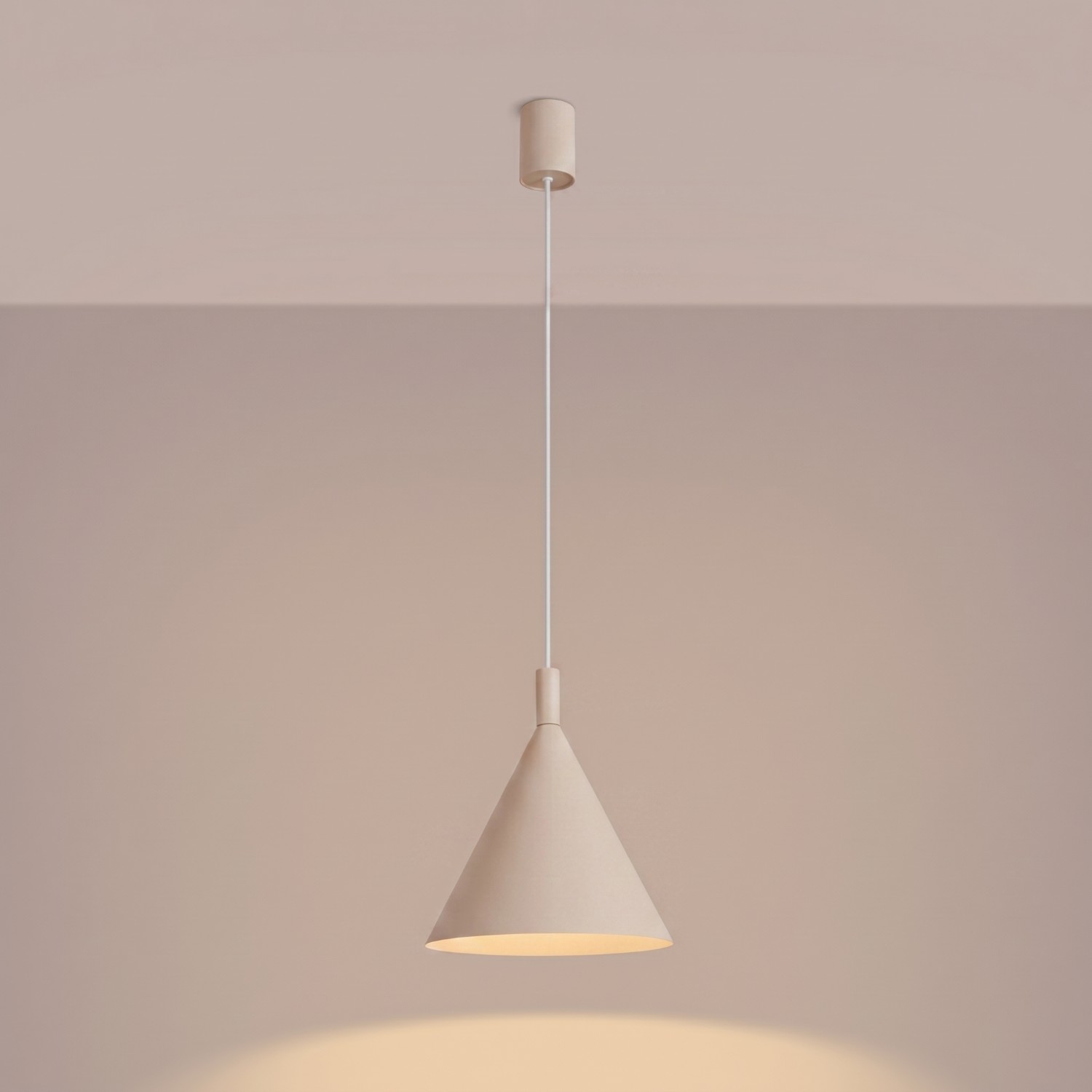 Pendant Lamp Nox 25 Beige - Thumbnail 3
