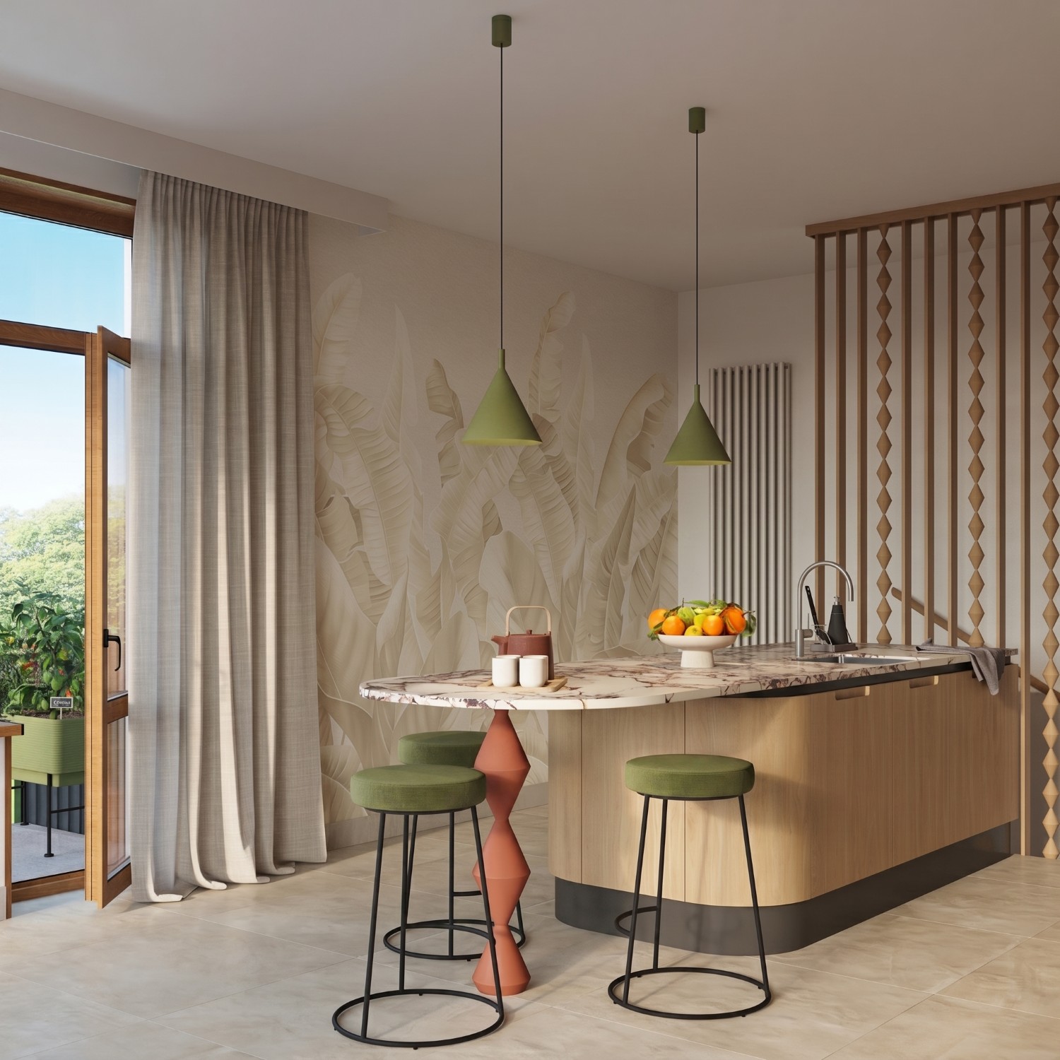 Pendant Lamp Nox 25 Olive Green - Thumbnail 12