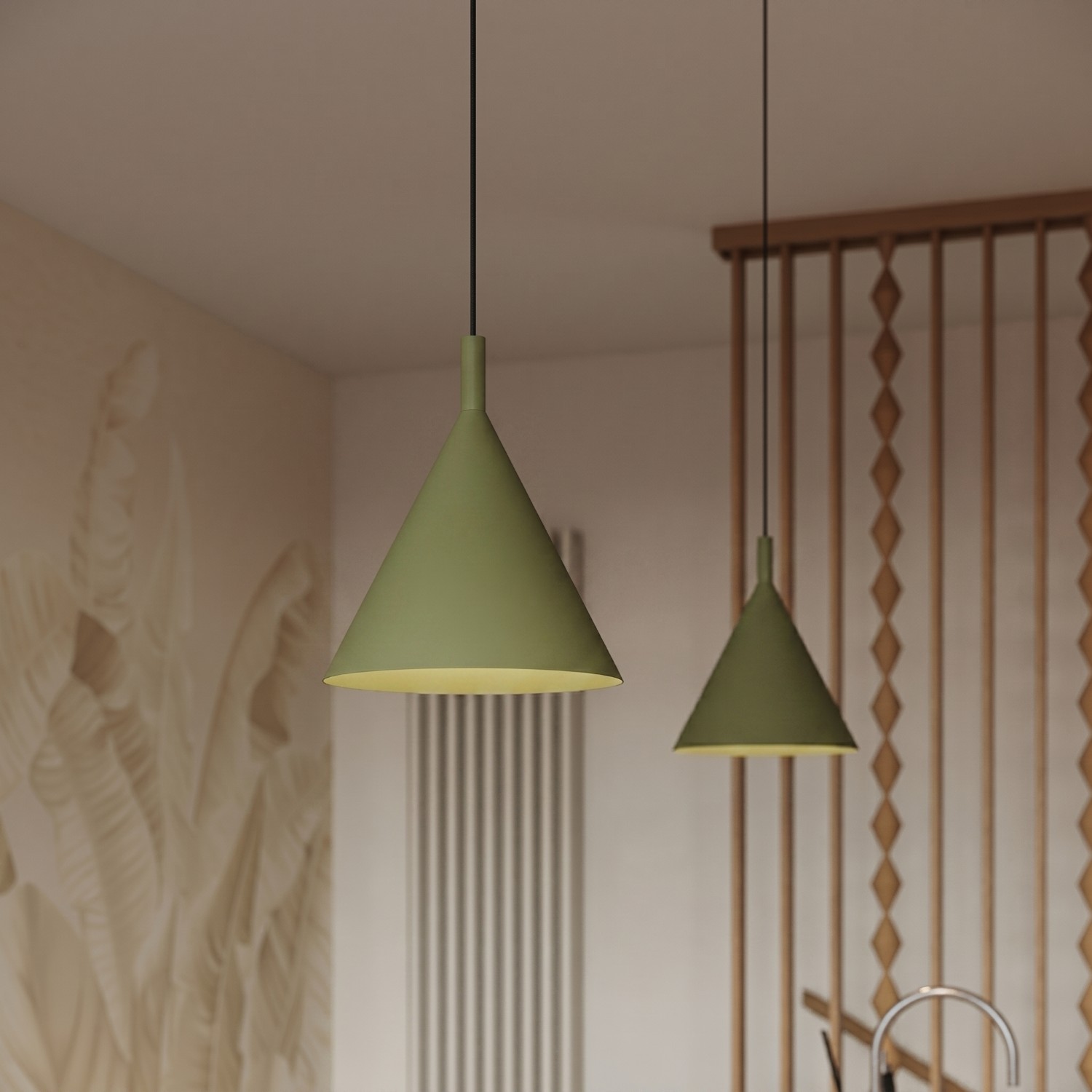 Pendant Lamp Nox 25 Olive Green - Thumbnail 13