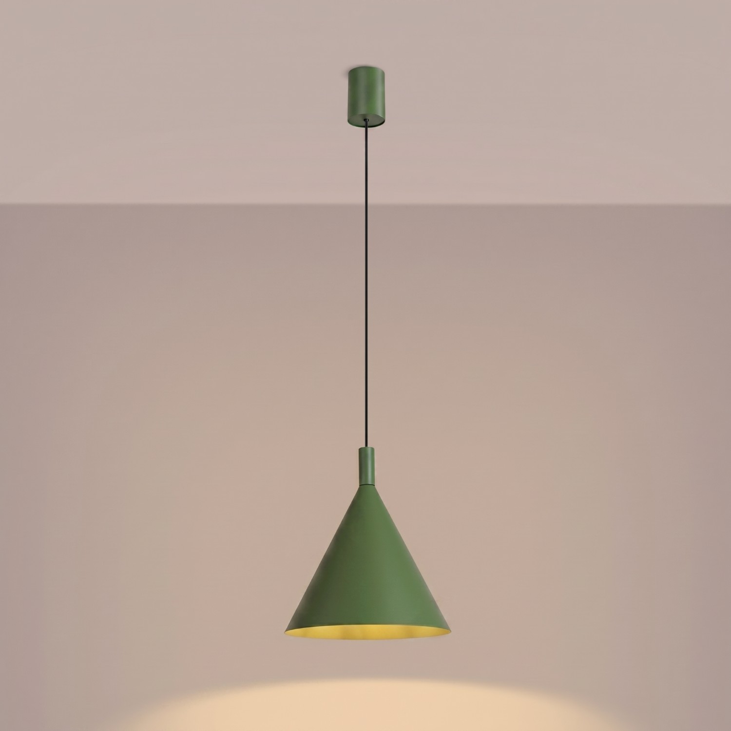 Pendant Lamp Nox 25 Olive Green - Thumbnail 3
