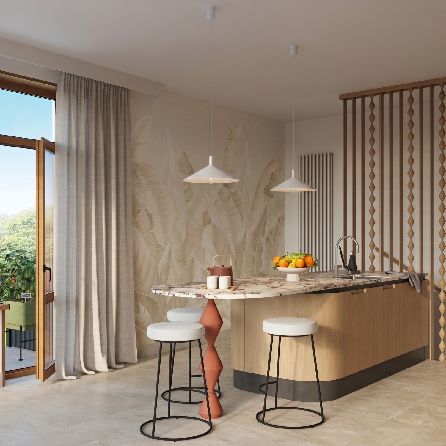 Pendant Lamp Nox 40 White - Thumbnail 12
