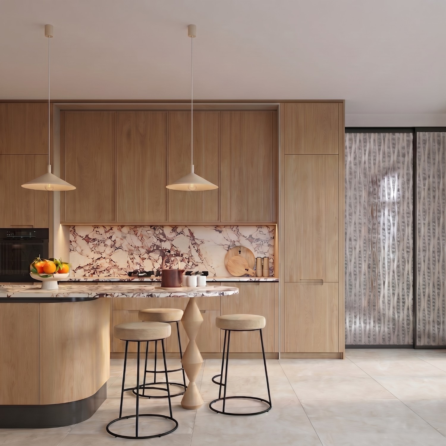 Pendant Lamp Nox 40 Beige - Thumbnail 11