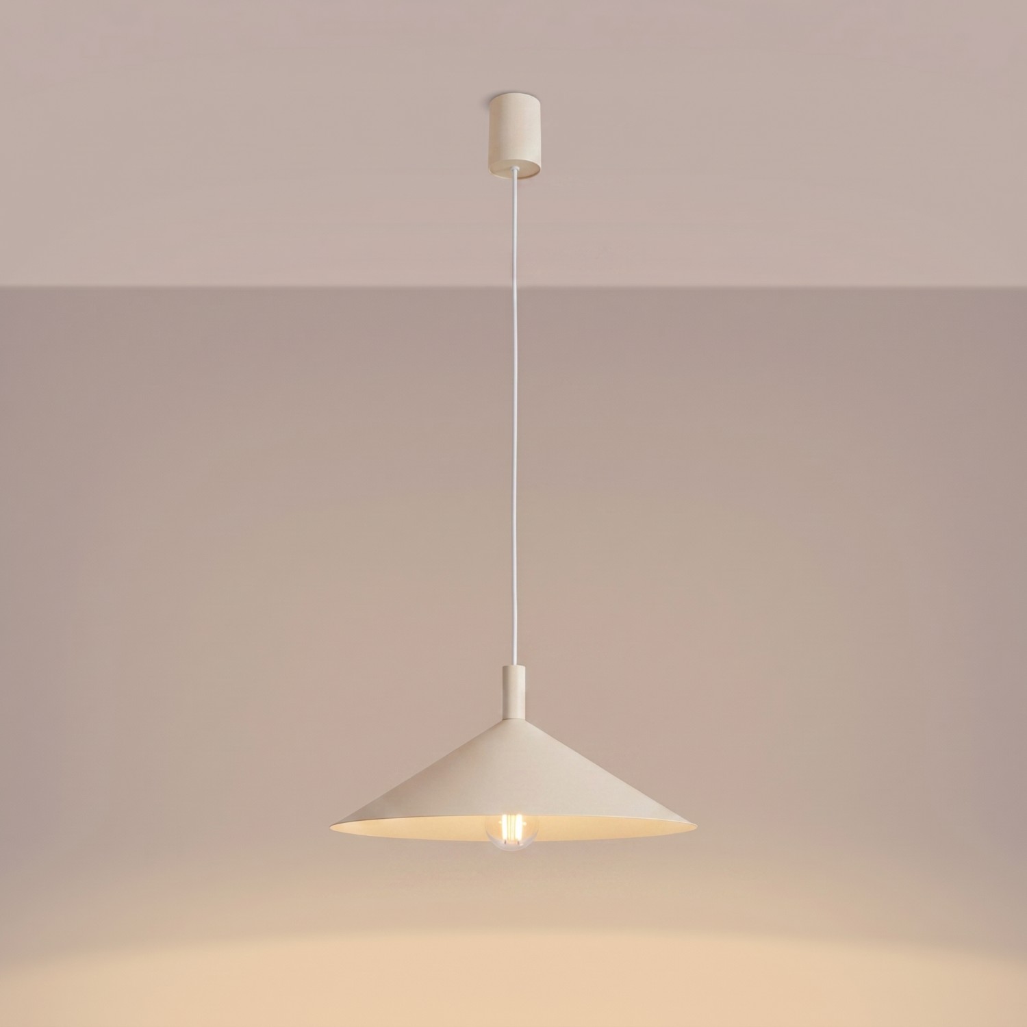 Pendant Lamp Nox 40 Beige - Thumbnail 3